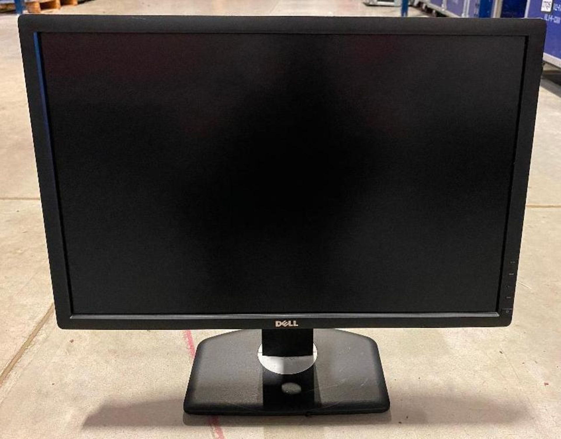 DESCRIPTION (2) DELL ULTRASHARP 24-INCH SCREEN LED-LIT MONITOR, BLACK W/ ROAD TRANSPORT BOX ON CASTE