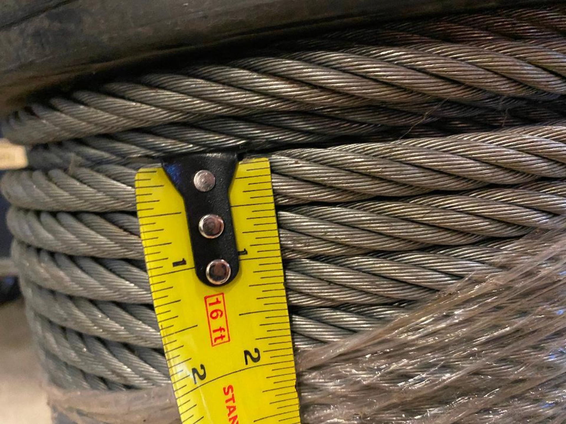 DESCRIPTION 1/2" STEEL CABLE (SPOOL) LOCATION WAREHOUSE QUANTITY 1 - Image 5 of 5