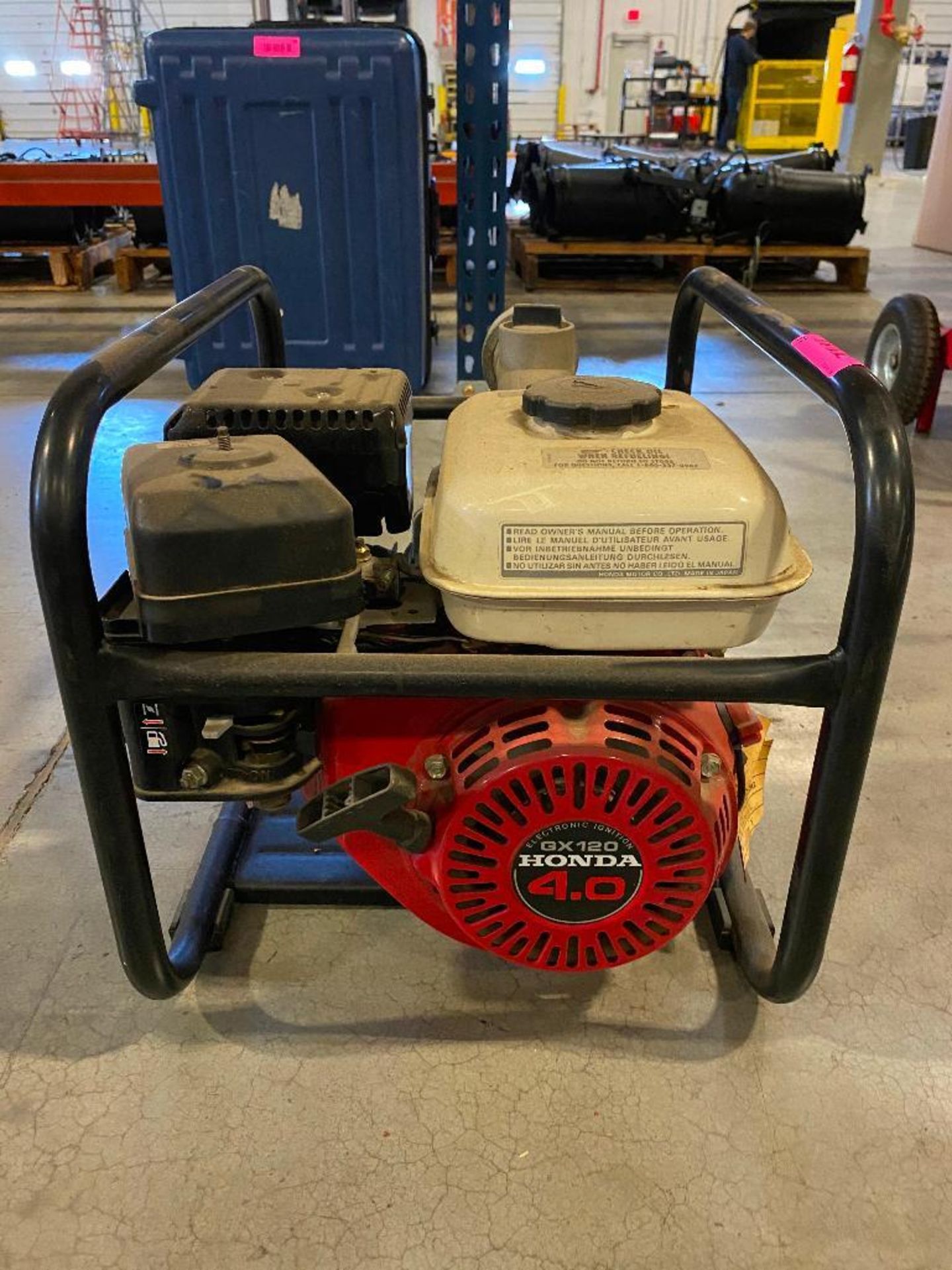 DESCRIPTION 4 HP UTILITY TRANSFER PUMP BRAND/MODEL RIDGID ADDITIONAL INFORMATION HONDA GX120 HP MOTO - Image 2 of 6