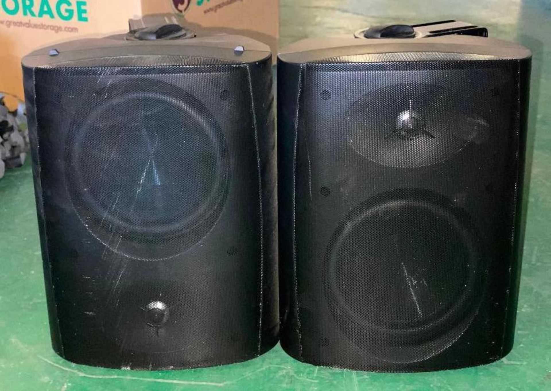 DESCRIPTION: (2) - ALL WEATHER SERIES SURFACE MOUNT SPEAKERS BRAND / MODEL: EPISODE RETAIL PRICE: $2