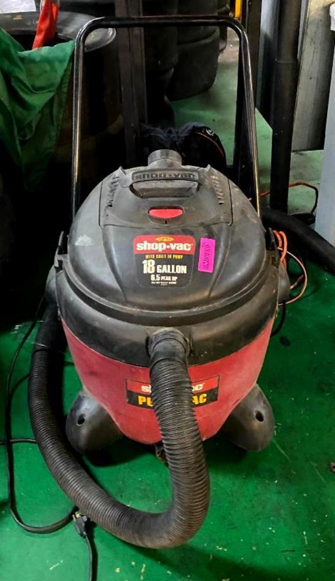 DESCRIPTION: SHOP VAC 18 GALLON WET/DRY VACUUM QTY: 1