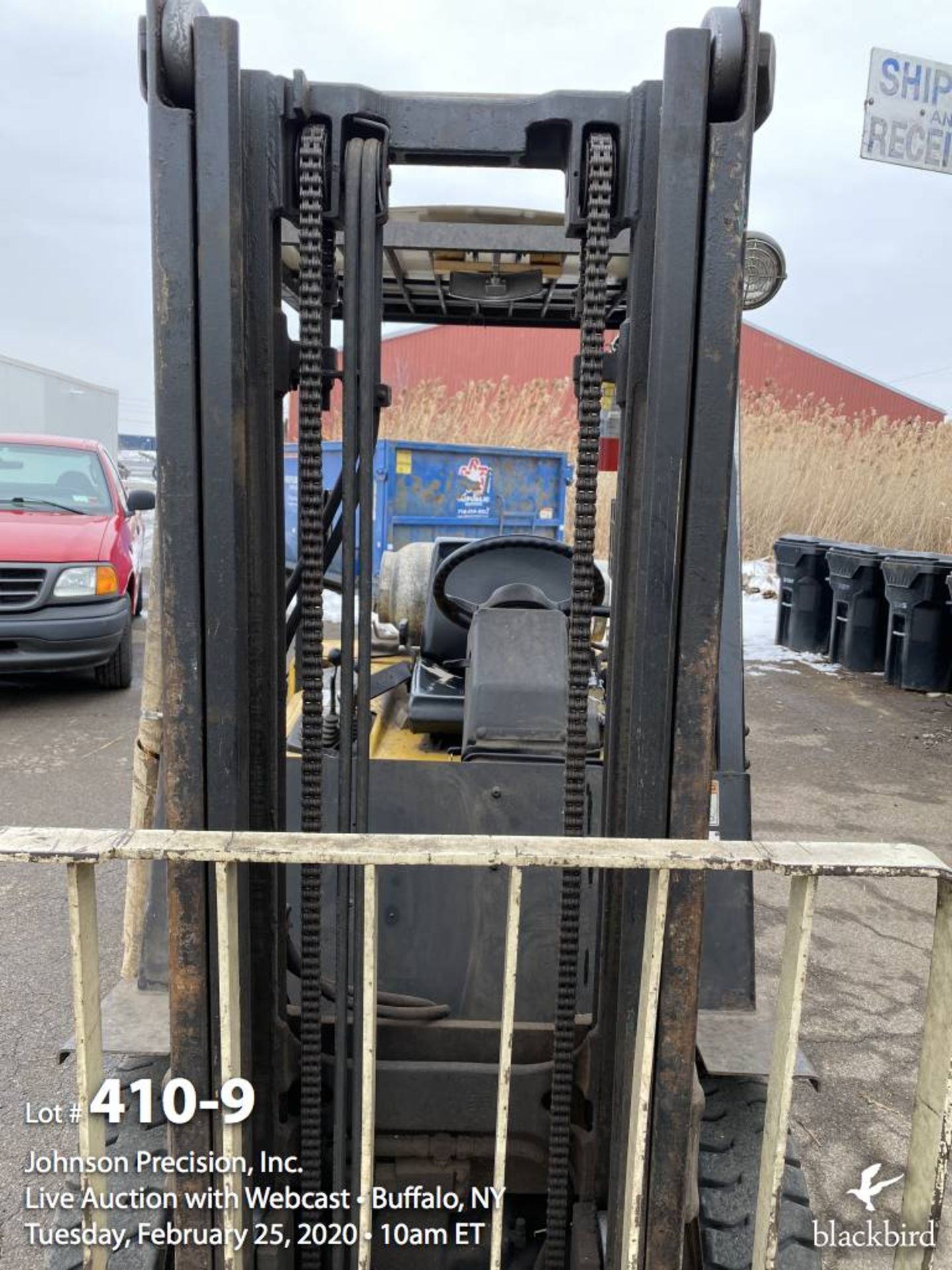 Yale 5000 lb propane forklift DELAYED REMOVAL 3/14 - Image 9 of 13