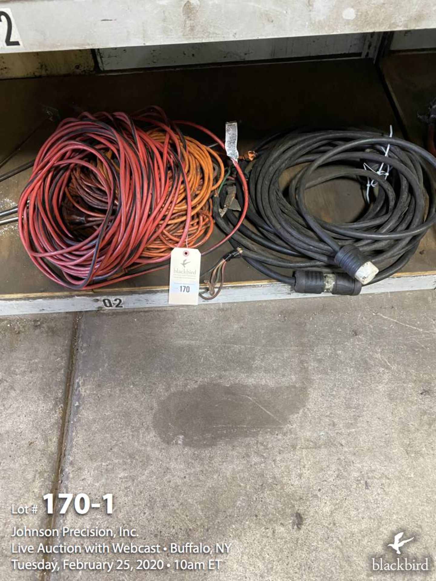 Lot- Extension and electrical cords