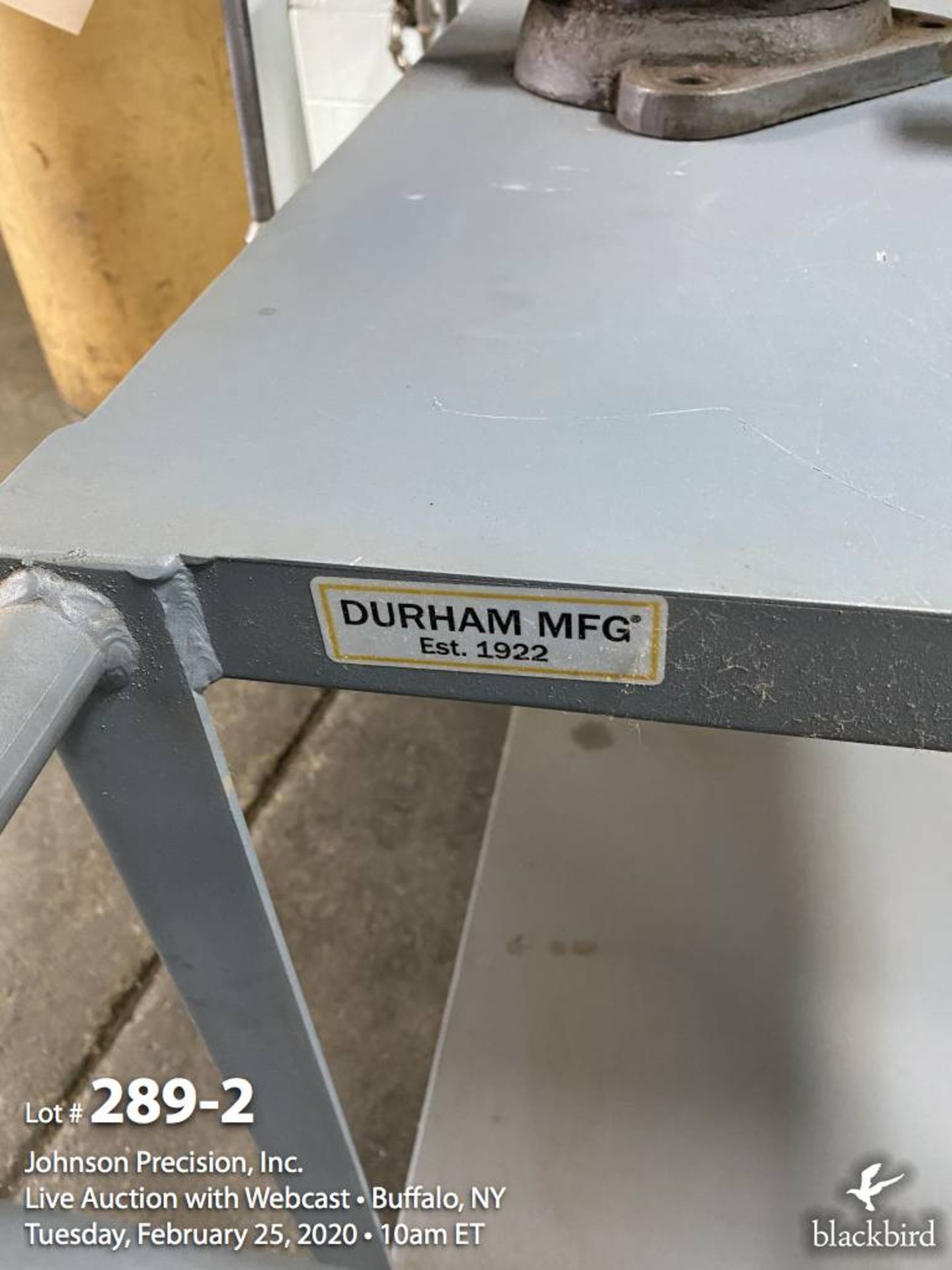 Durham Mfg steel mobile cart - Image 2 of 2