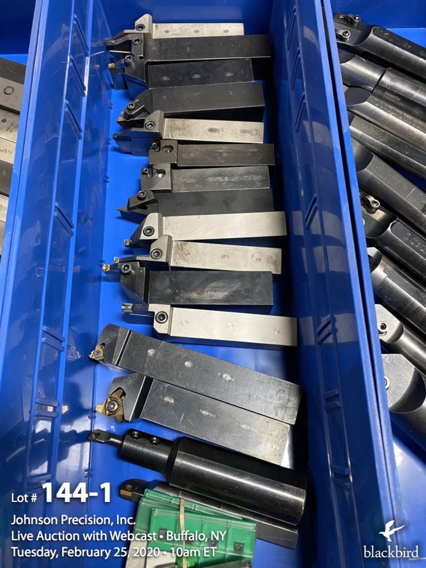 Bin of insert tool holders