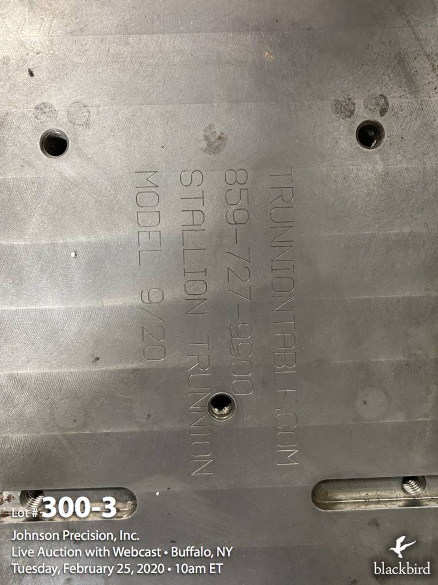 MMS Trunnion table model 9/20 - Image 3 of 3