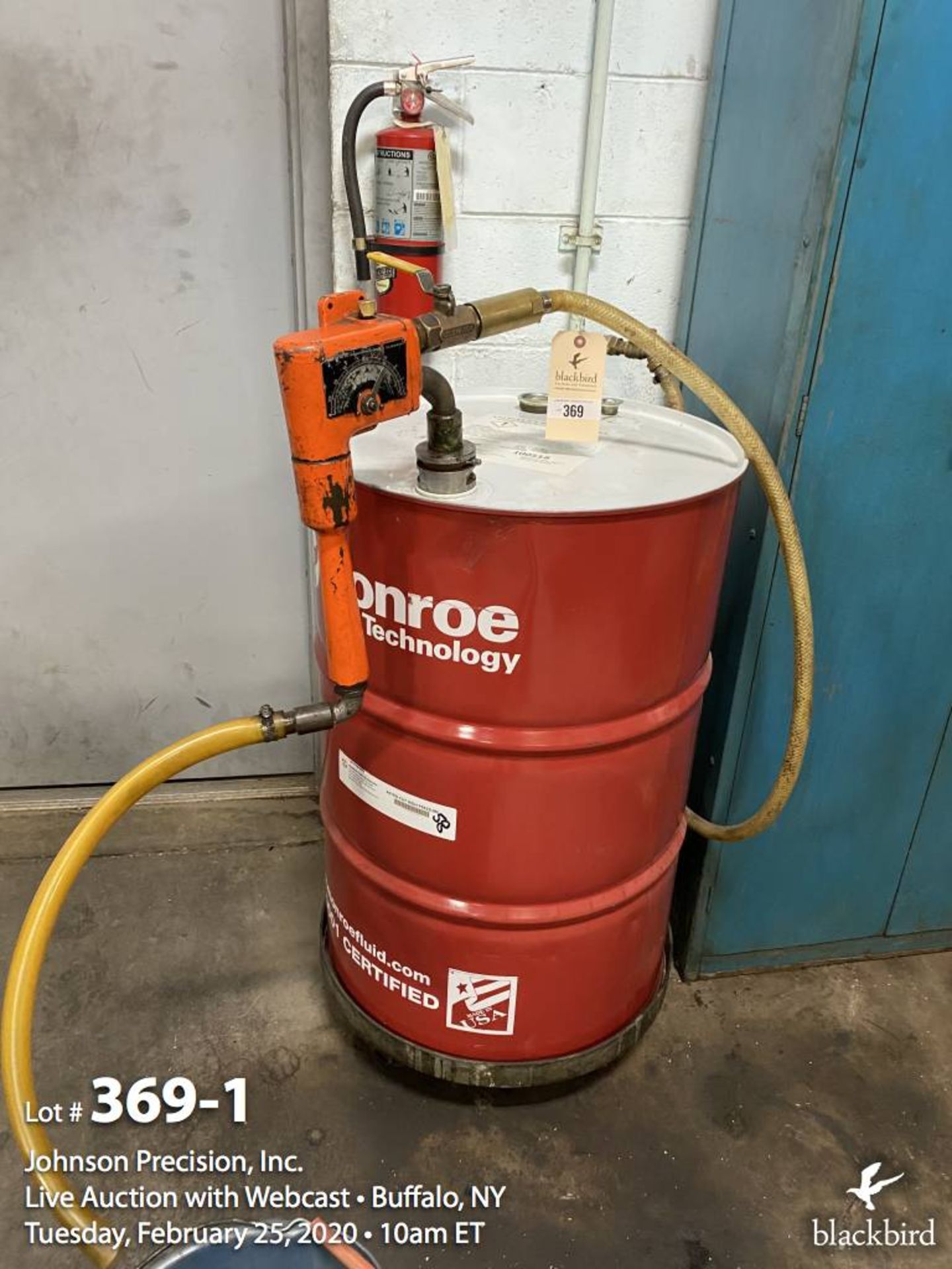 55 Gallon drum of Astro-Cut high pressure coolant with pump