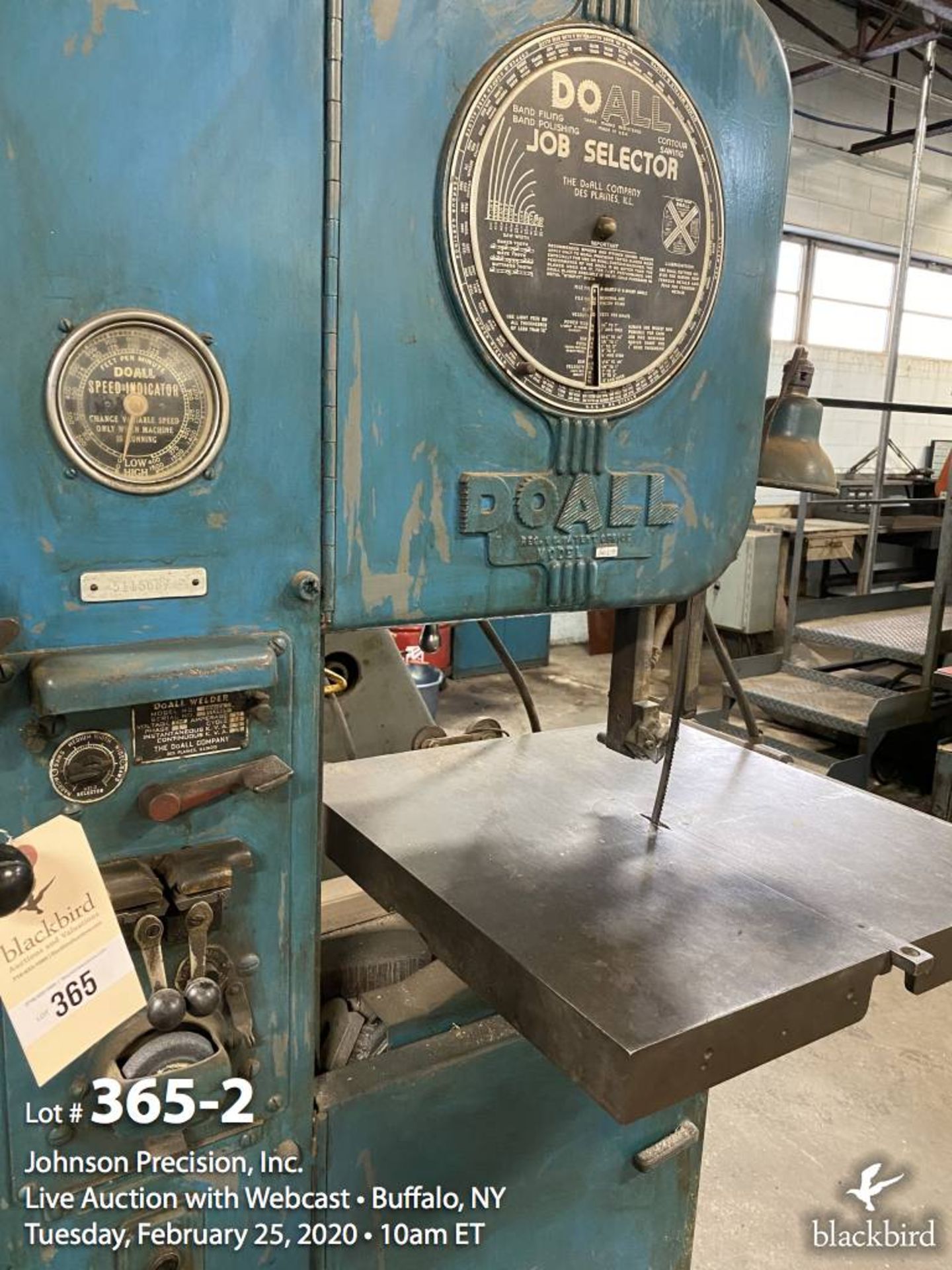 Doall model ML vertical bandsaw - Image 2 of 6