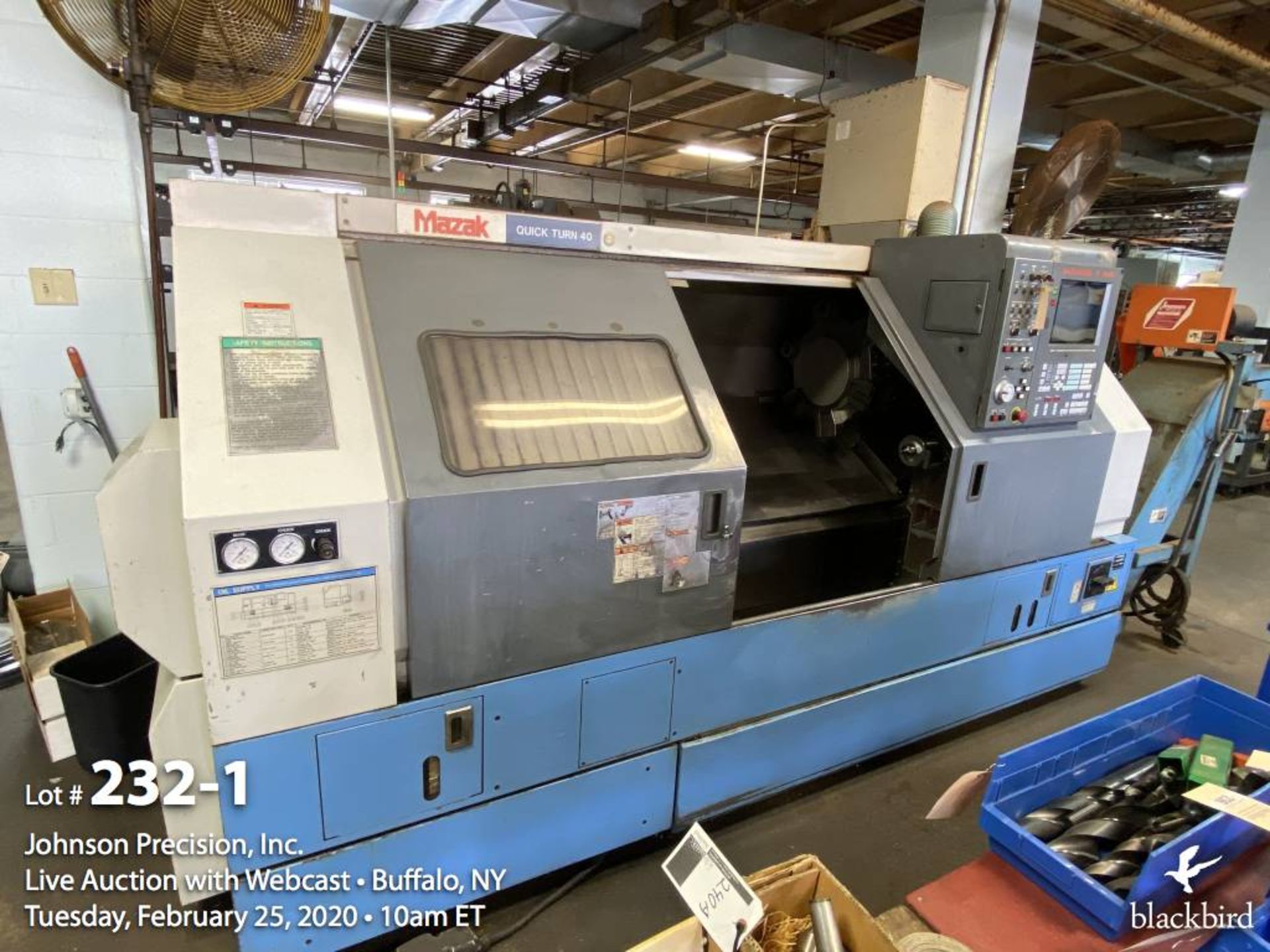 Mazak QuickTurn 40N 2-Axis CNC lathe, SN: 137938, 1998