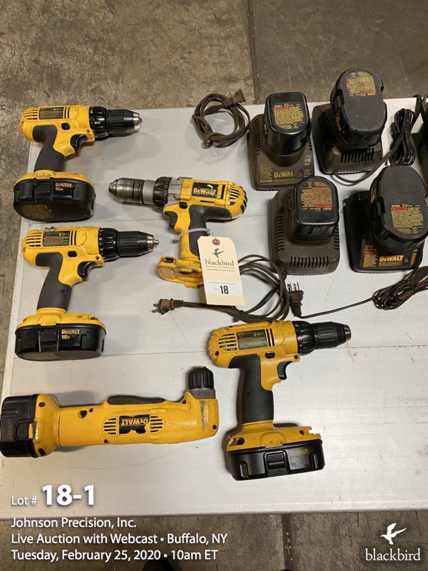 Lot- Dewalt 18V and14V cordless tools