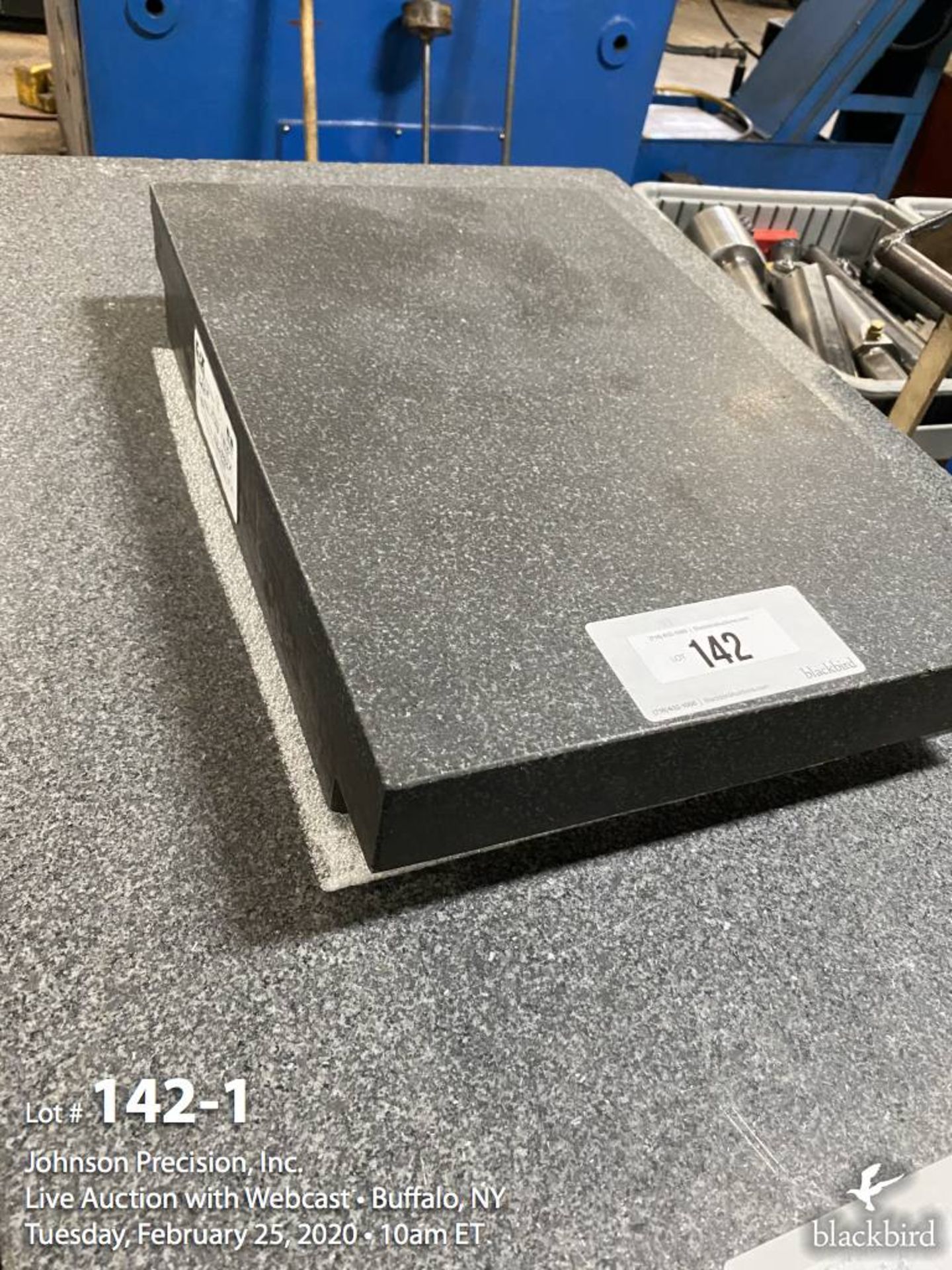 Granite table, 18" x 12" x 3", calibrated