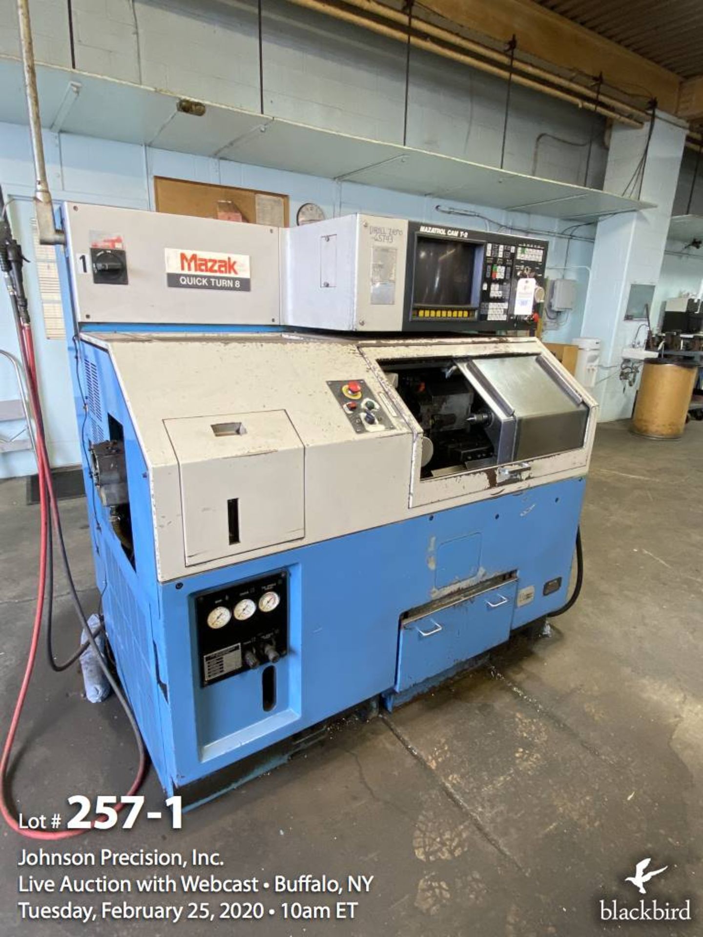 Mazak QuickTurn 8N 2-Axis CNC lathe, SN 70903, 1987