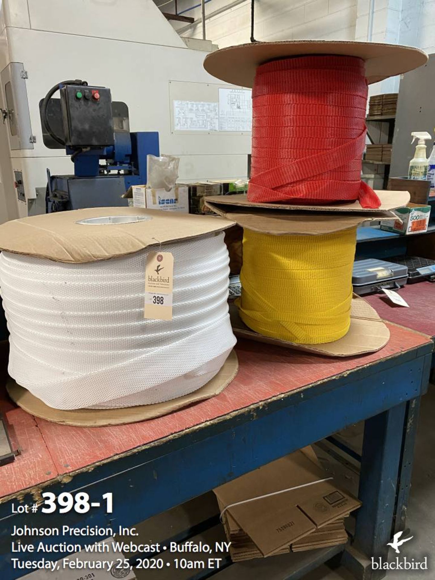 (3) Rolls of plastic web protector