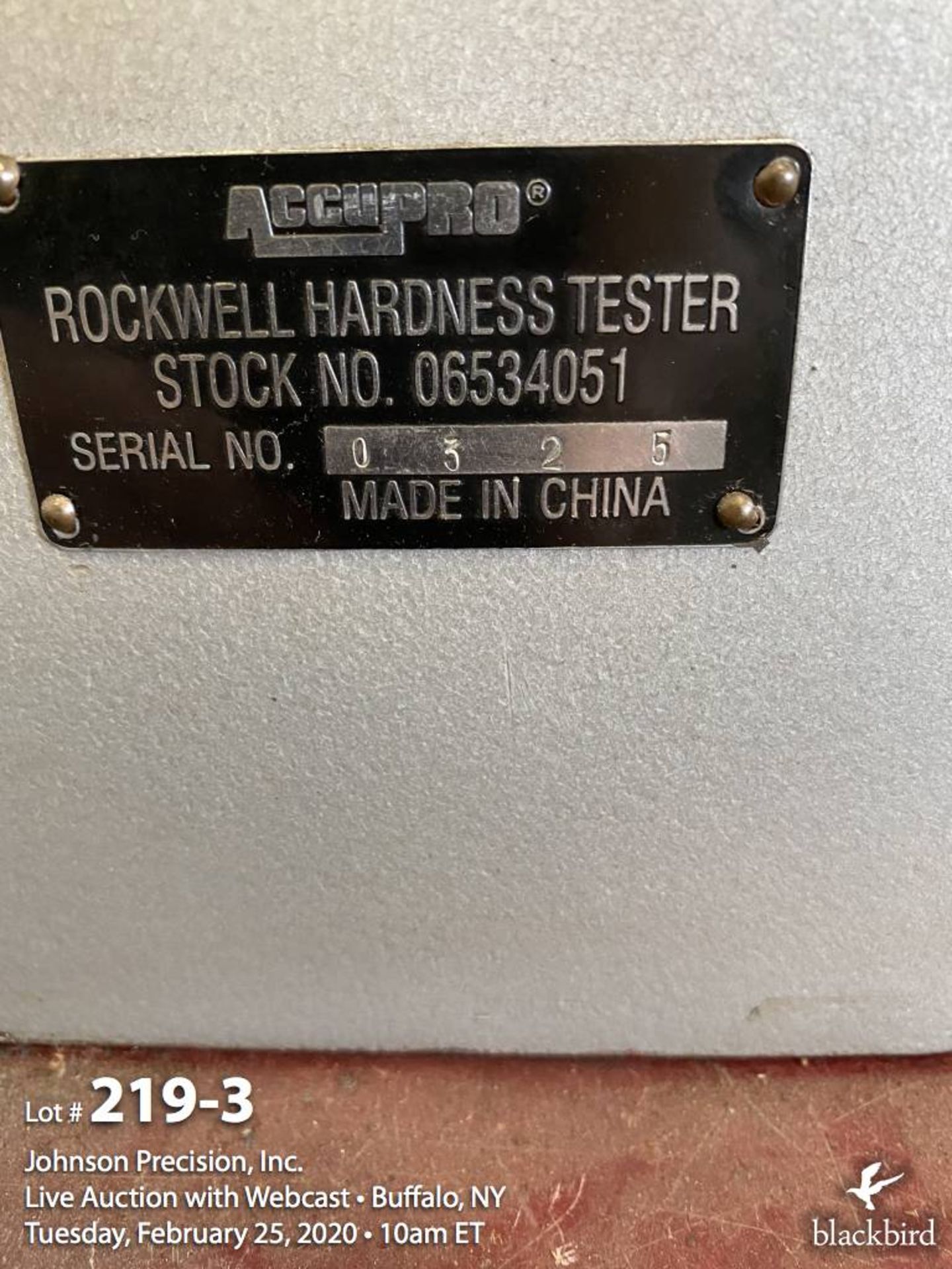 Accupro Rockwell hardness tester - Image 3 of 3