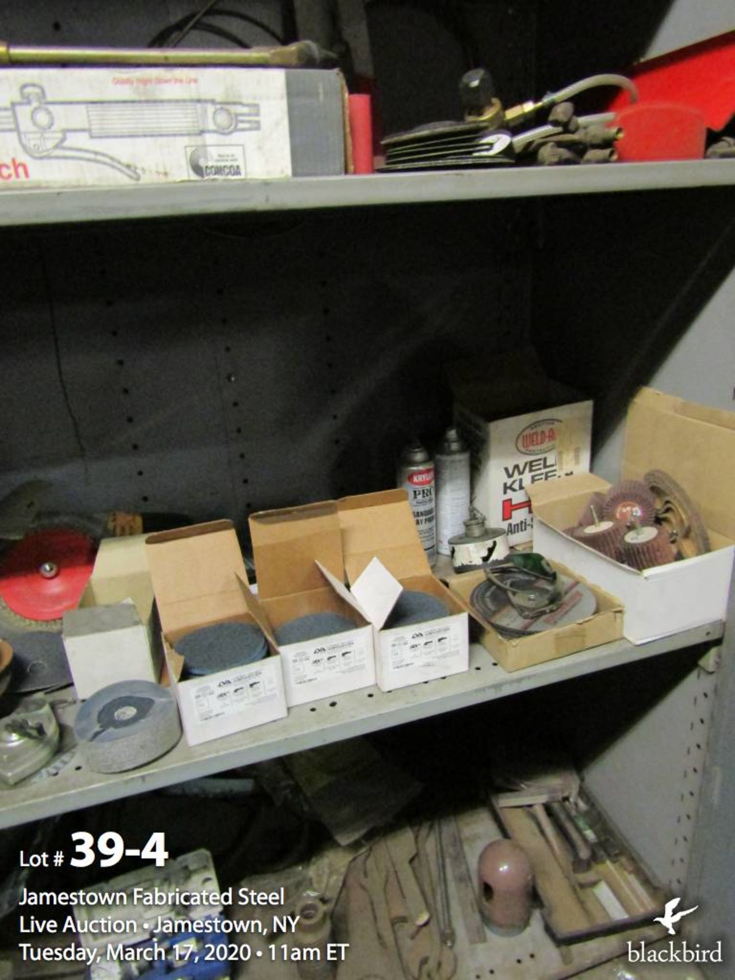 4 door welding supply cabinet w/ contents - Image 5 of 5