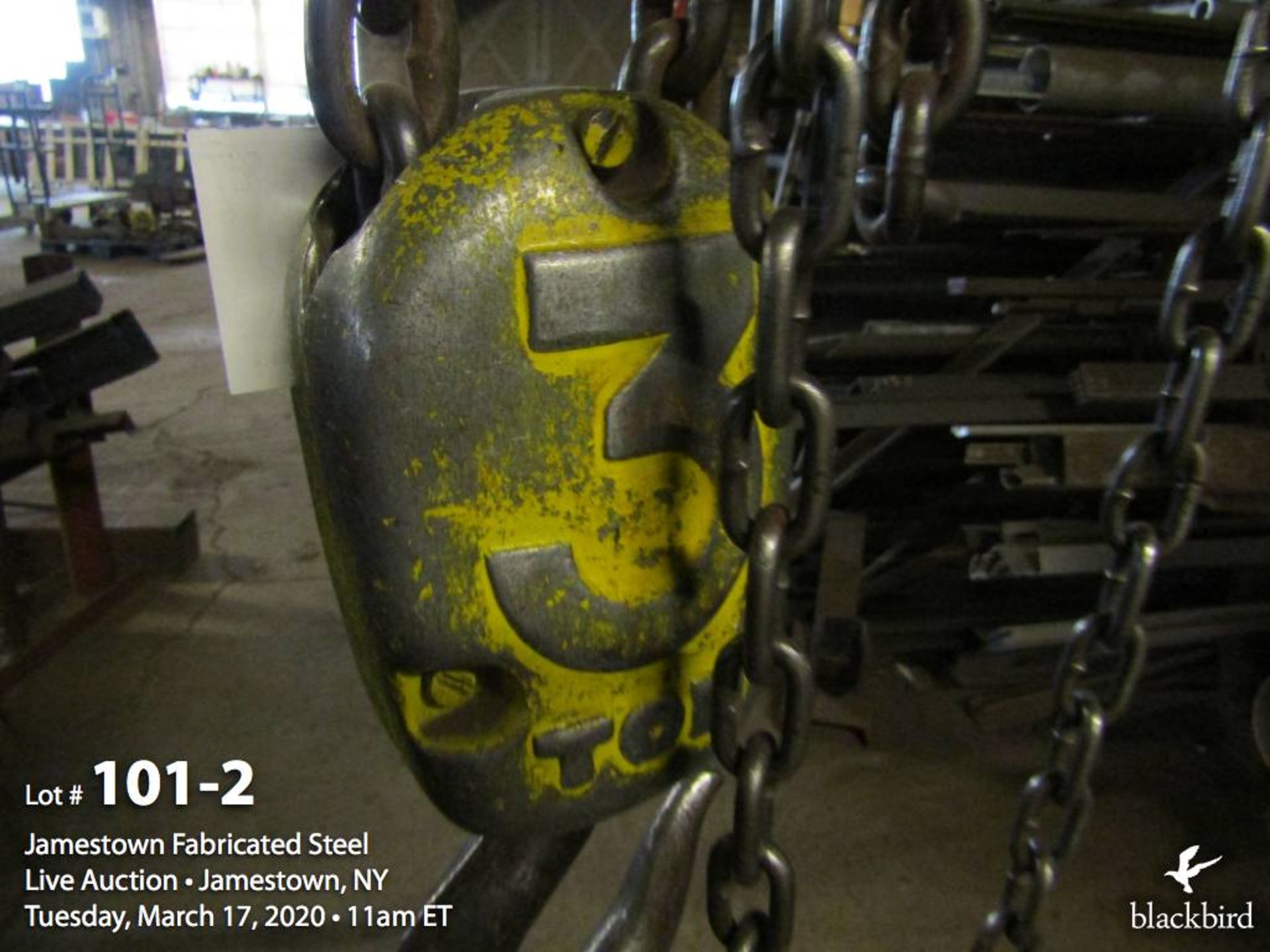 CM 3 ton chain hoist - Image 3 of 3