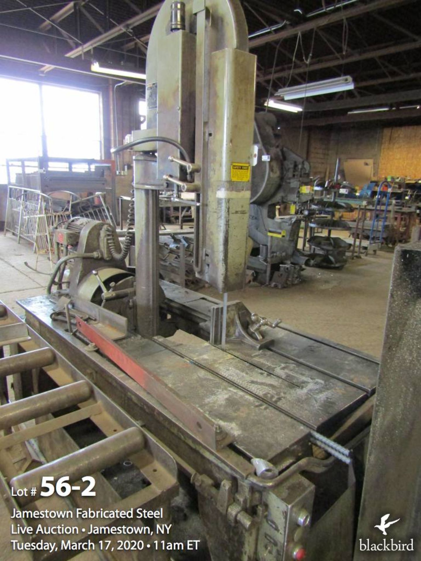 Marvel belt driven band saw 6 speed approx. 20" cut, 1hp. 3ph. - Image 3 of 3