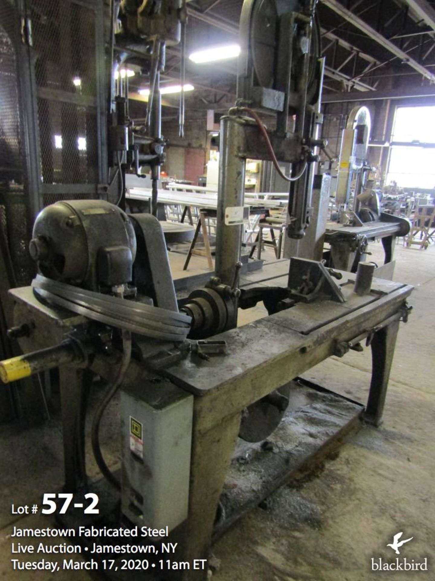 Marvel belt driven band saw 6 speed approx. 20" cut, 1hp. 3ph. - Image 3 of 5