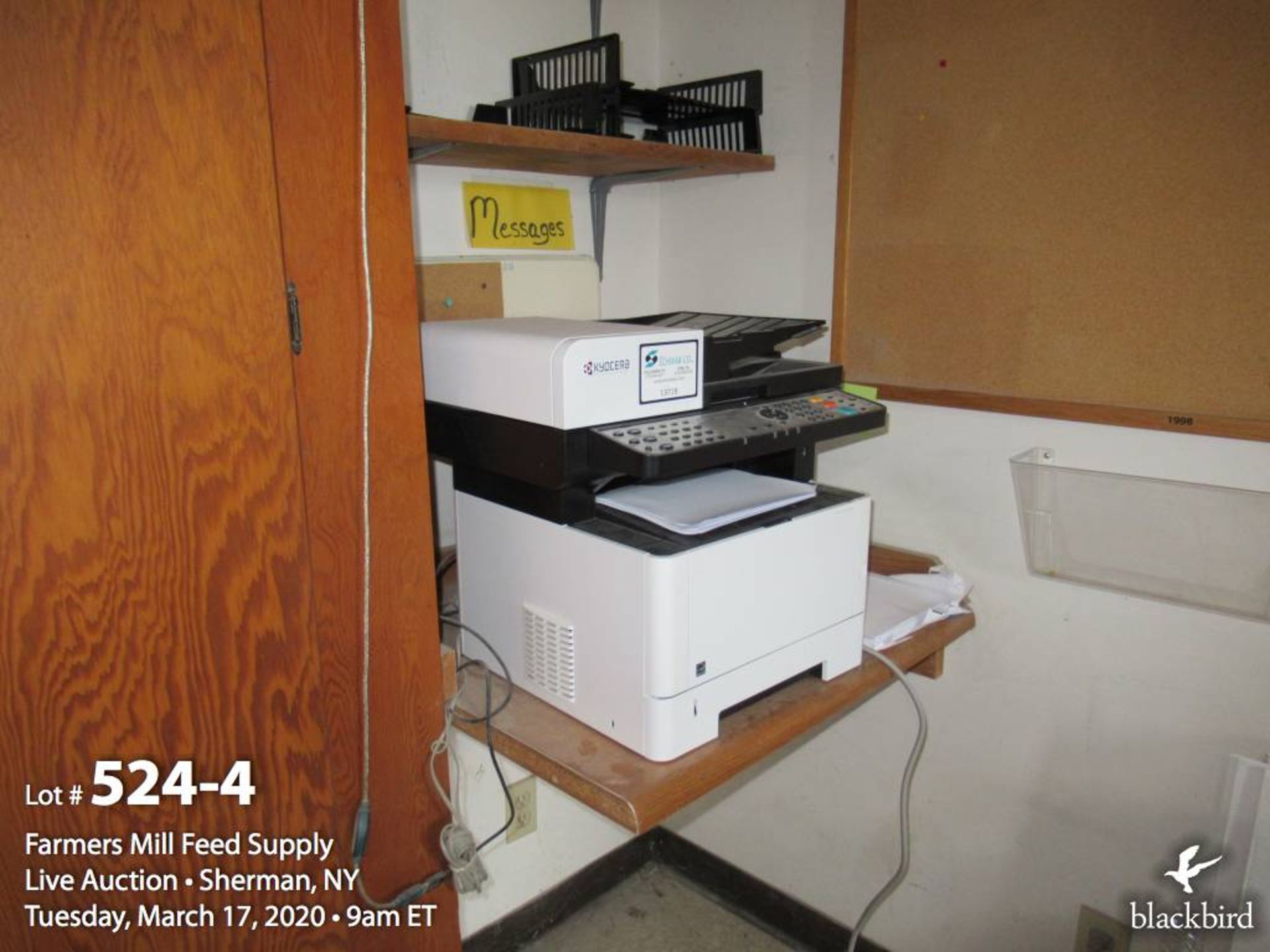 Contents of 2 offices desks file cabinets, printers, supplies - Image 5 of 6