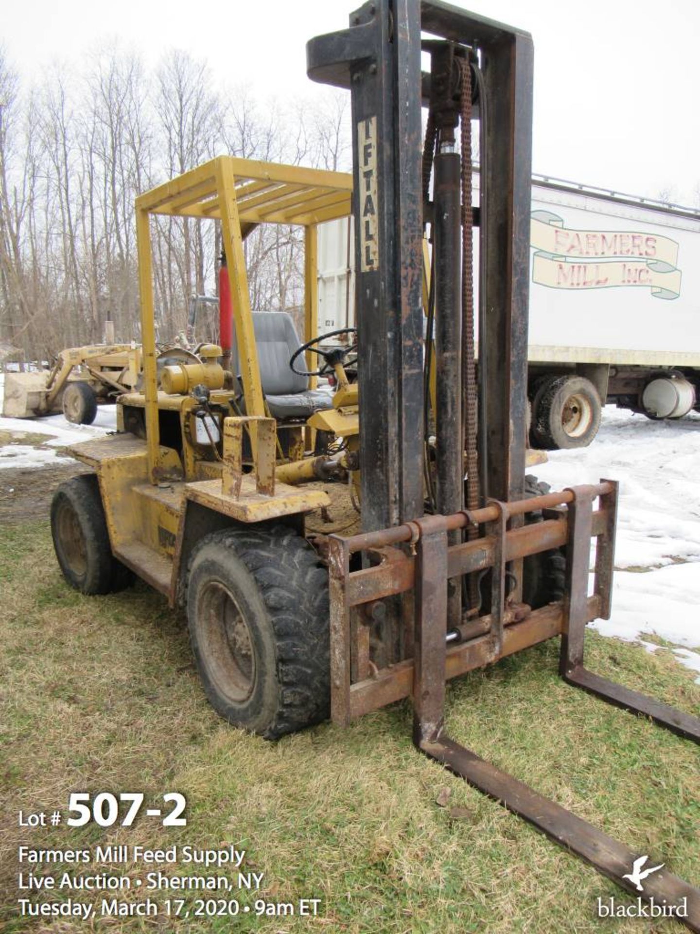 Lion LiftAll 4000# rough terrain forklift, gasoline - Image 3 of 5