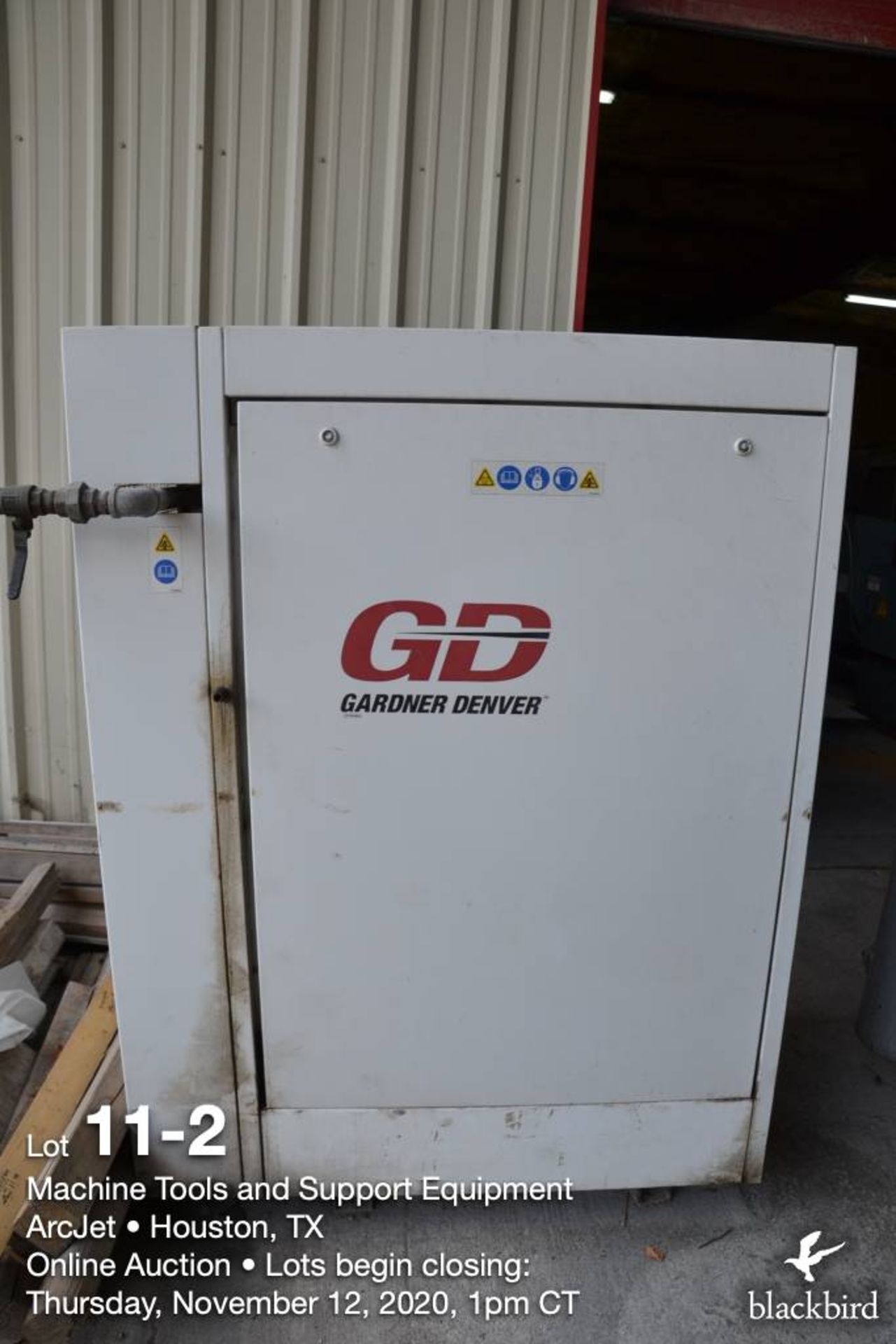 Gardner Denver 30 HP screw type air compressor, Integra, Mdl. EFC99J, 125 psi. - Image 3 of 4