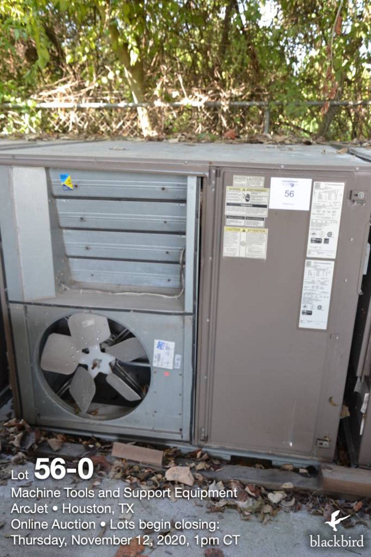 Packaged Rooftop AC Unit, York 12 1/2 Ton air conditioner model ZJ150N15W4KZZ60001A