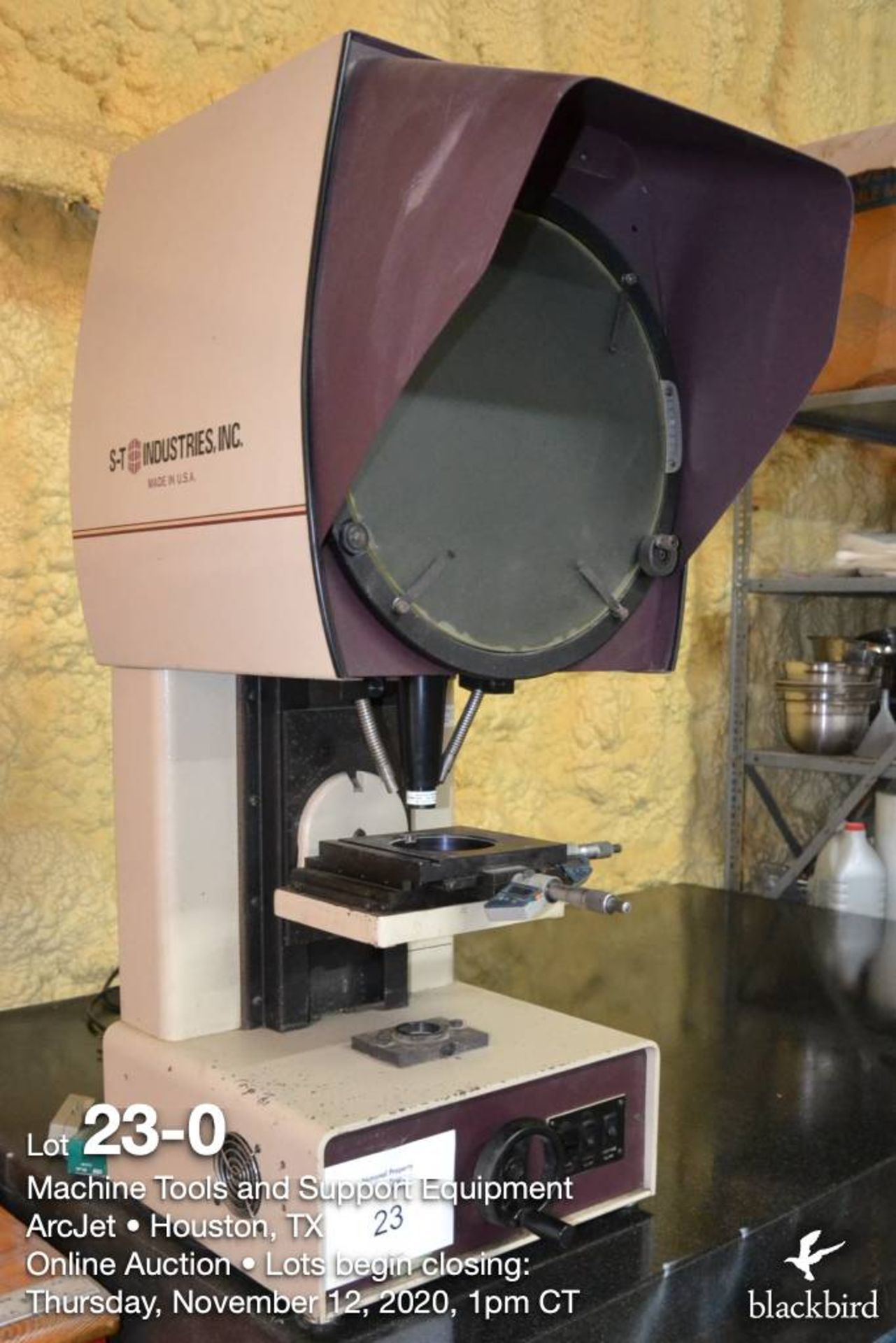 14" optical comparator, Scherr Tumico (ST) model 20-4400, benchtop