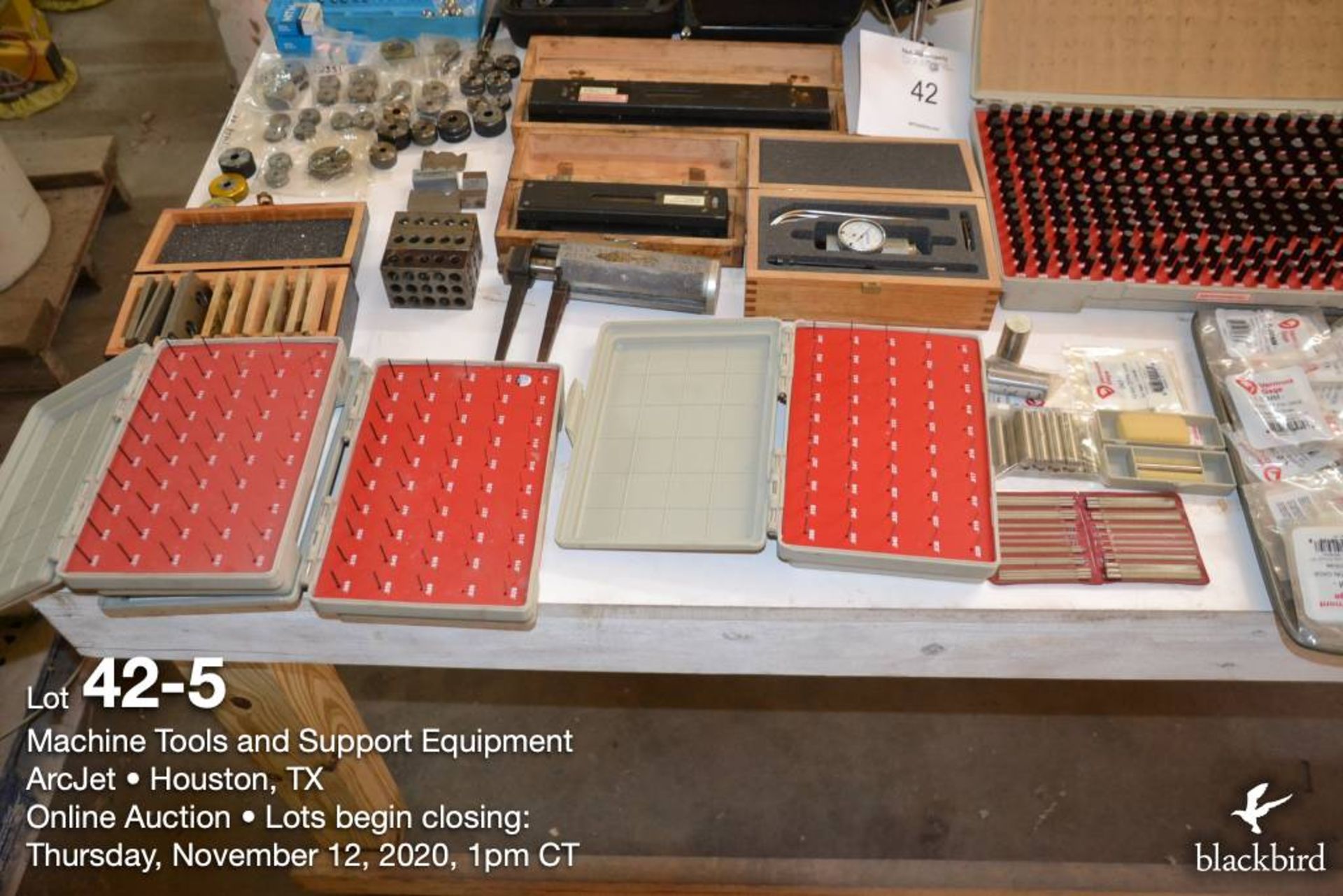 (Lot): misc. inspection items, 11 in -1 in micrometers, precision ID hole gauges, wire numbers, etc. - Image 6 of 9