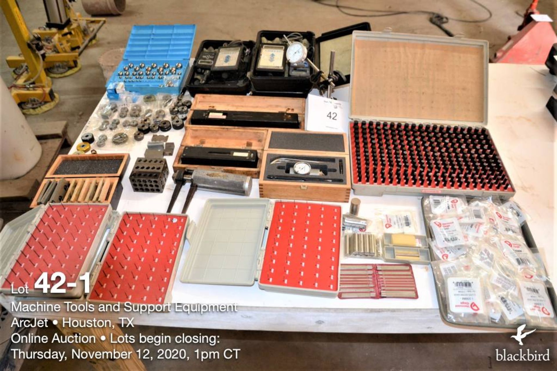 (Lot): misc. inspection items, 11 in -1 in micrometers, precision ID hole gauges, wire numbers, etc. - Image 2 of 9