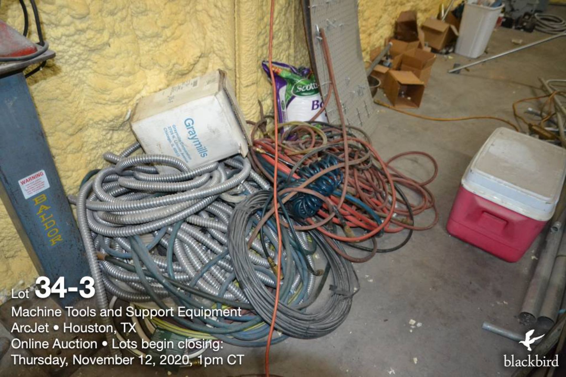 (Lot): Electrical disconnects 60 amp & 30 amp, assorted breakers, 50amp, 60amp, wire and conduit aga - Image 4 of 4