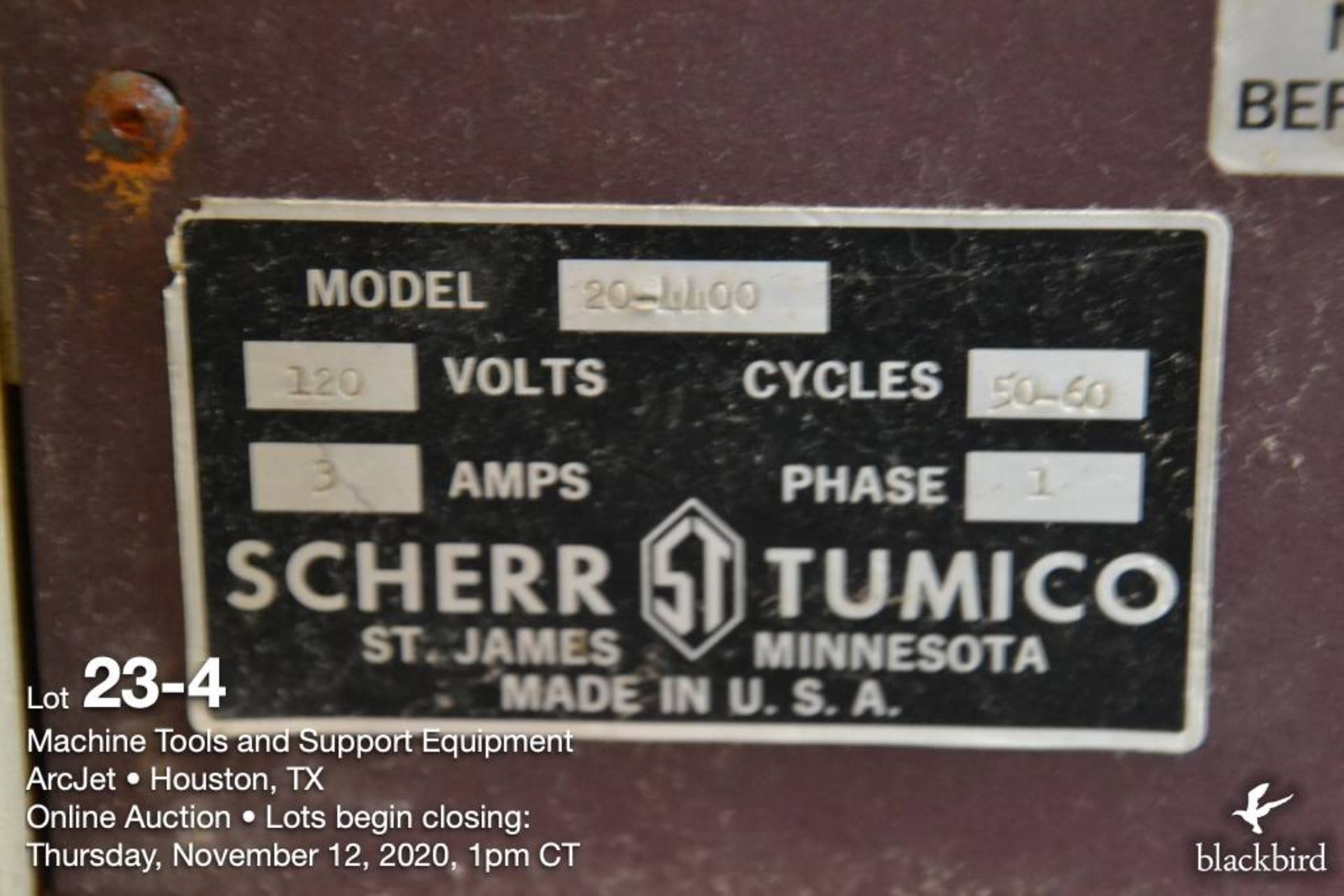 14" optical comparator, Scherr Tumico (ST) model 20-4400, benchtop - Image 4 of 4