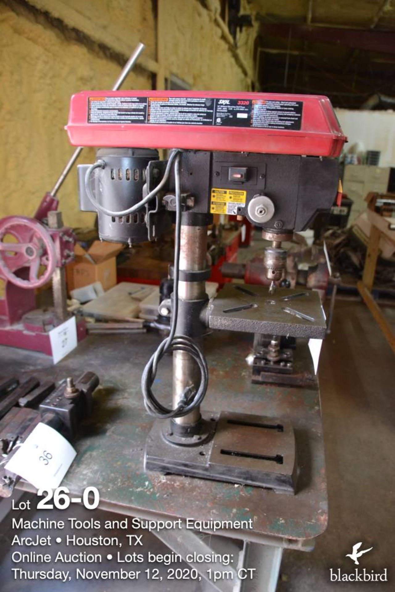 Bench type drill press, Skil model 3320