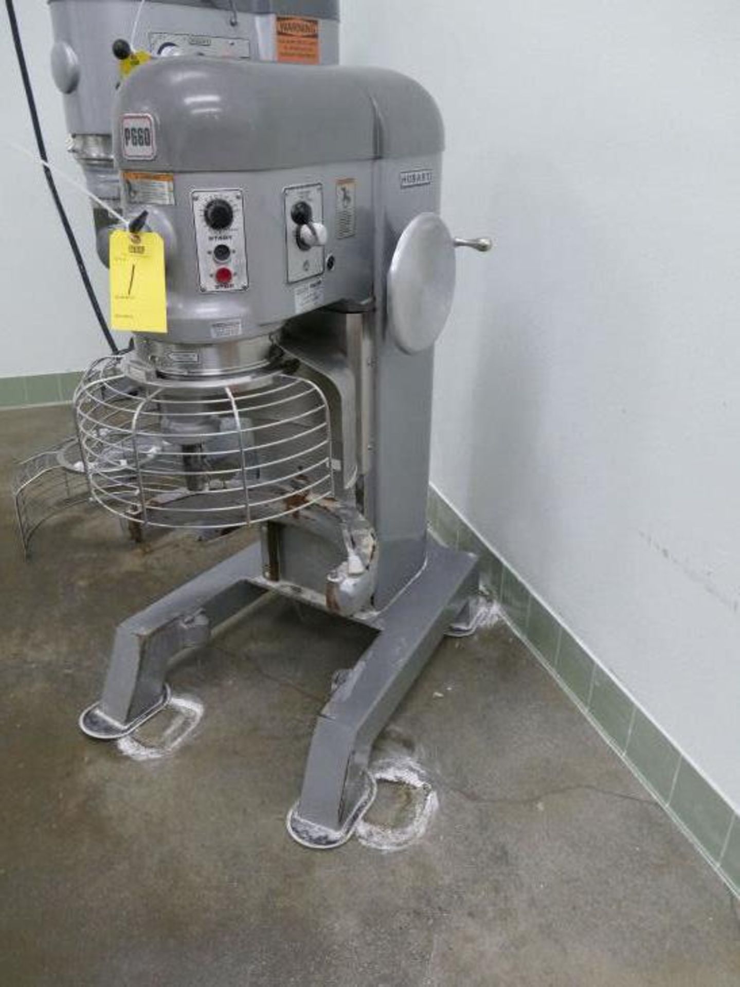 HOBART MDL. P660 FLOOR MIXER, 60 QT., SN: 31-1200-206. NO ATTACHMENTS