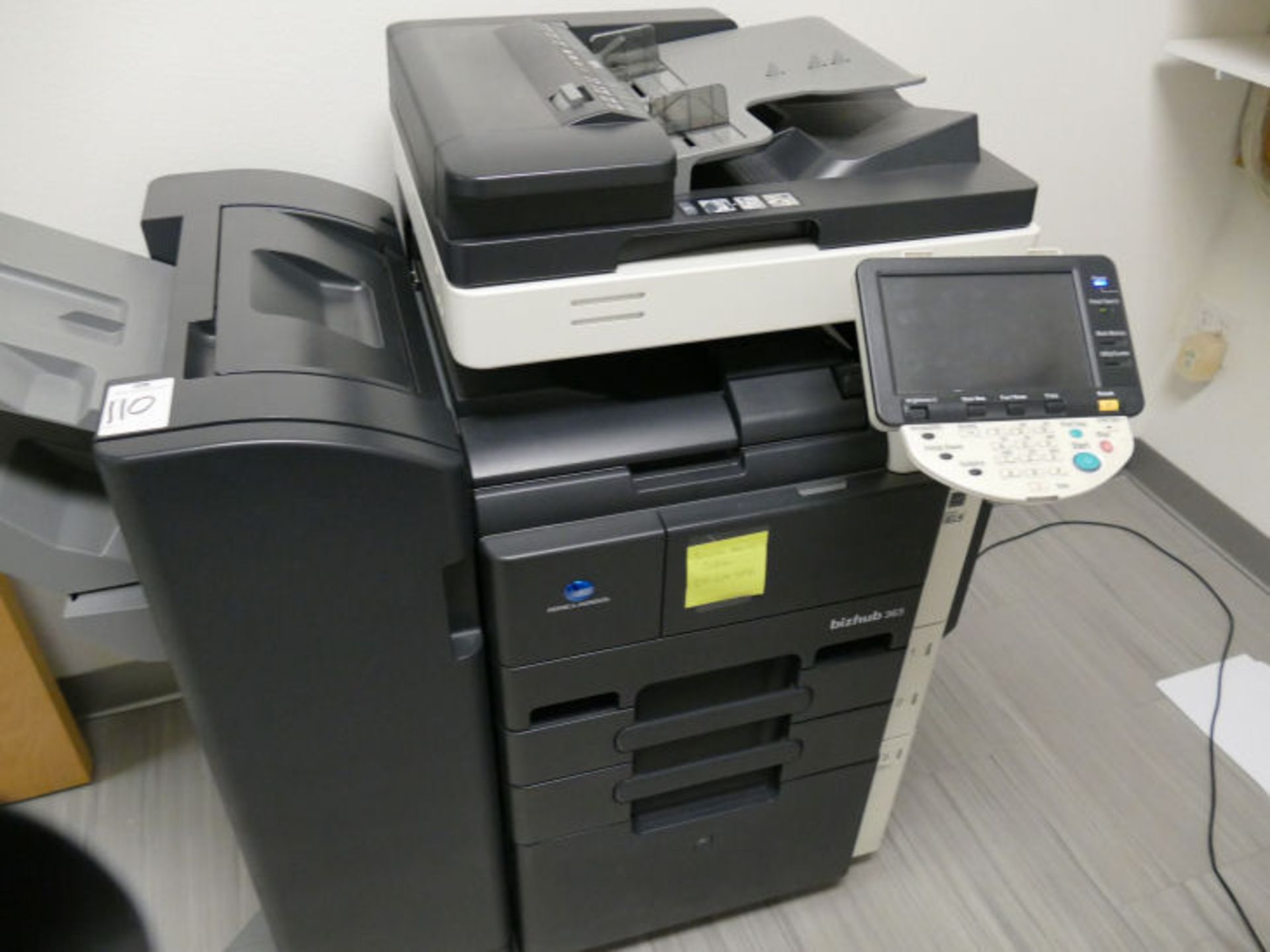 KONICA MINOLTA BIZHUB 363 COPIER, MONOCHROME, LASER, SN: AF143WY1221763