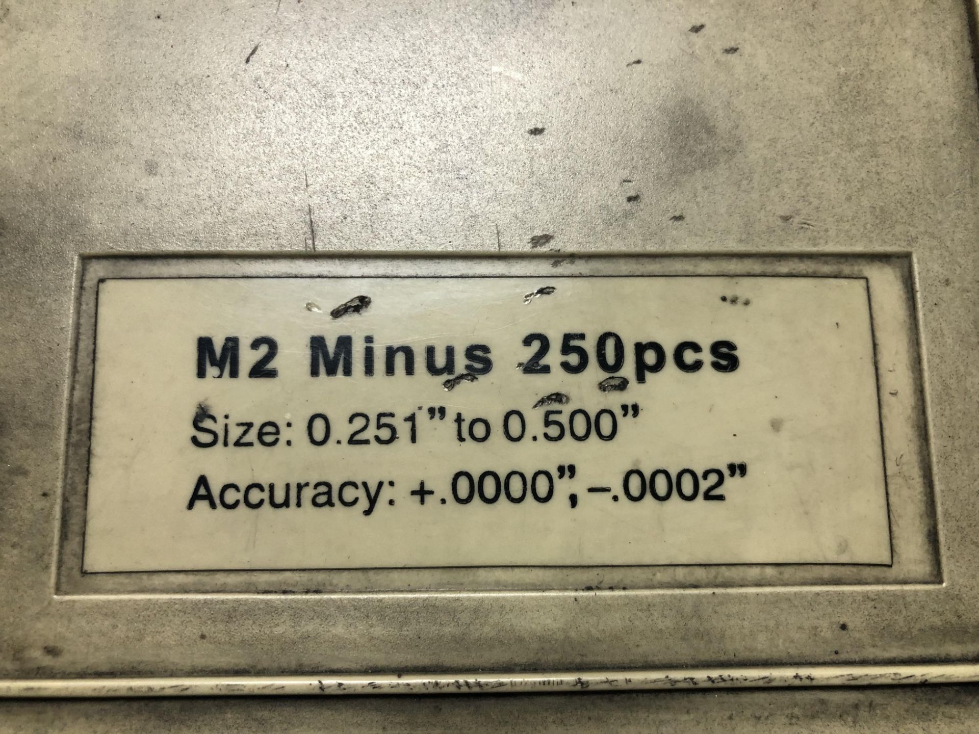 SPI M2 Pin Gages, .251" to .500", Accuracy +.0000" - .0002" - Image 6 of 6