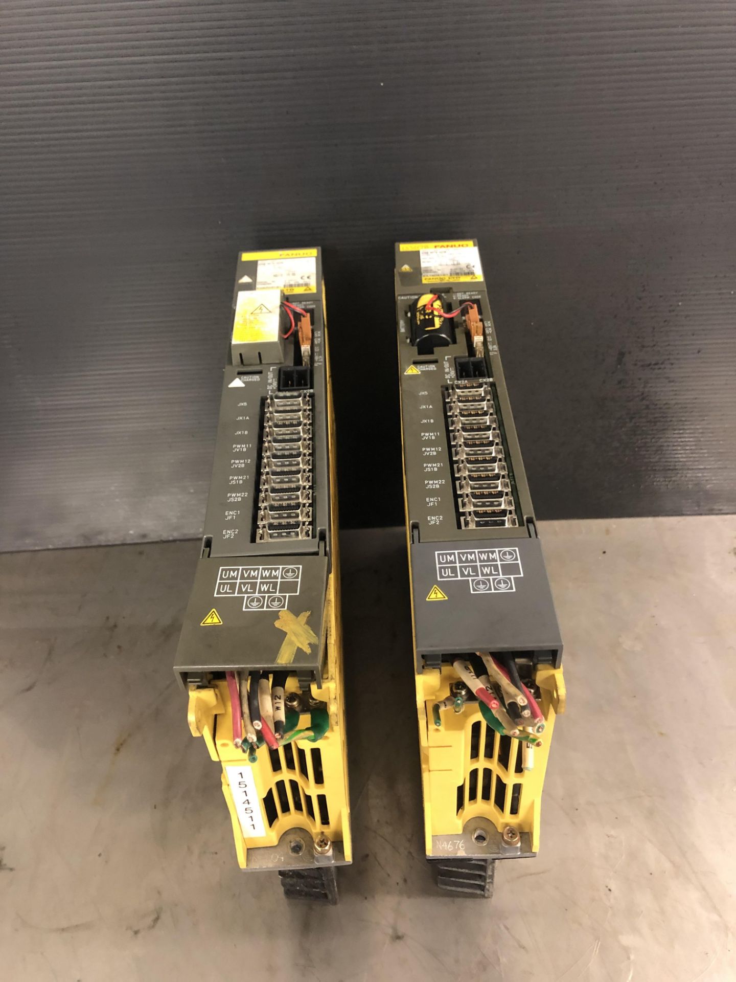 (2) FANUC A06B-6079-H206 SERVO AMPLIFIER MODULES