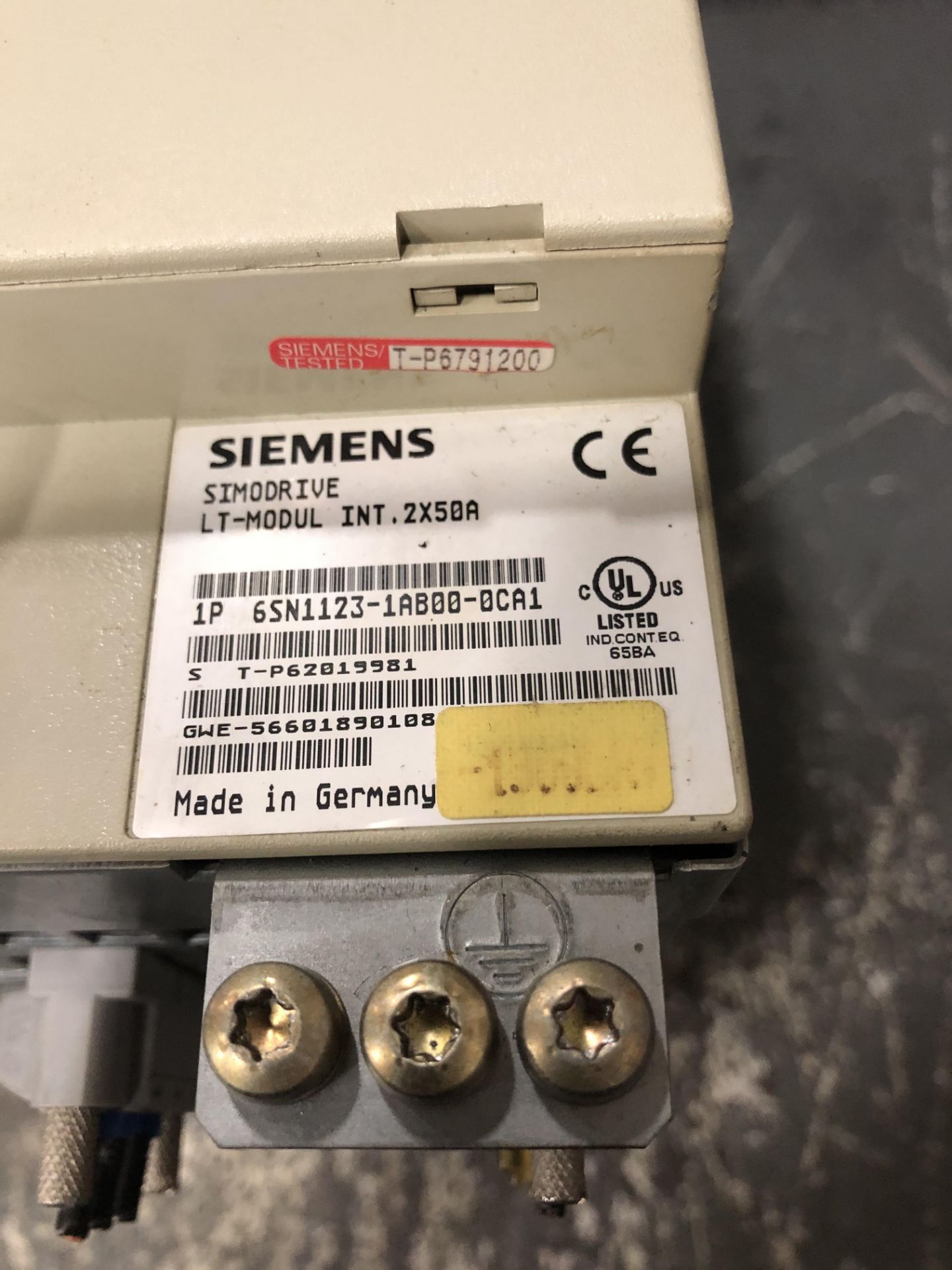 SIEMENS 6SN1123-1AB00-0CA1_SIMODRIVE LT-MODUL INT. 2X50A - Image 5 of 5