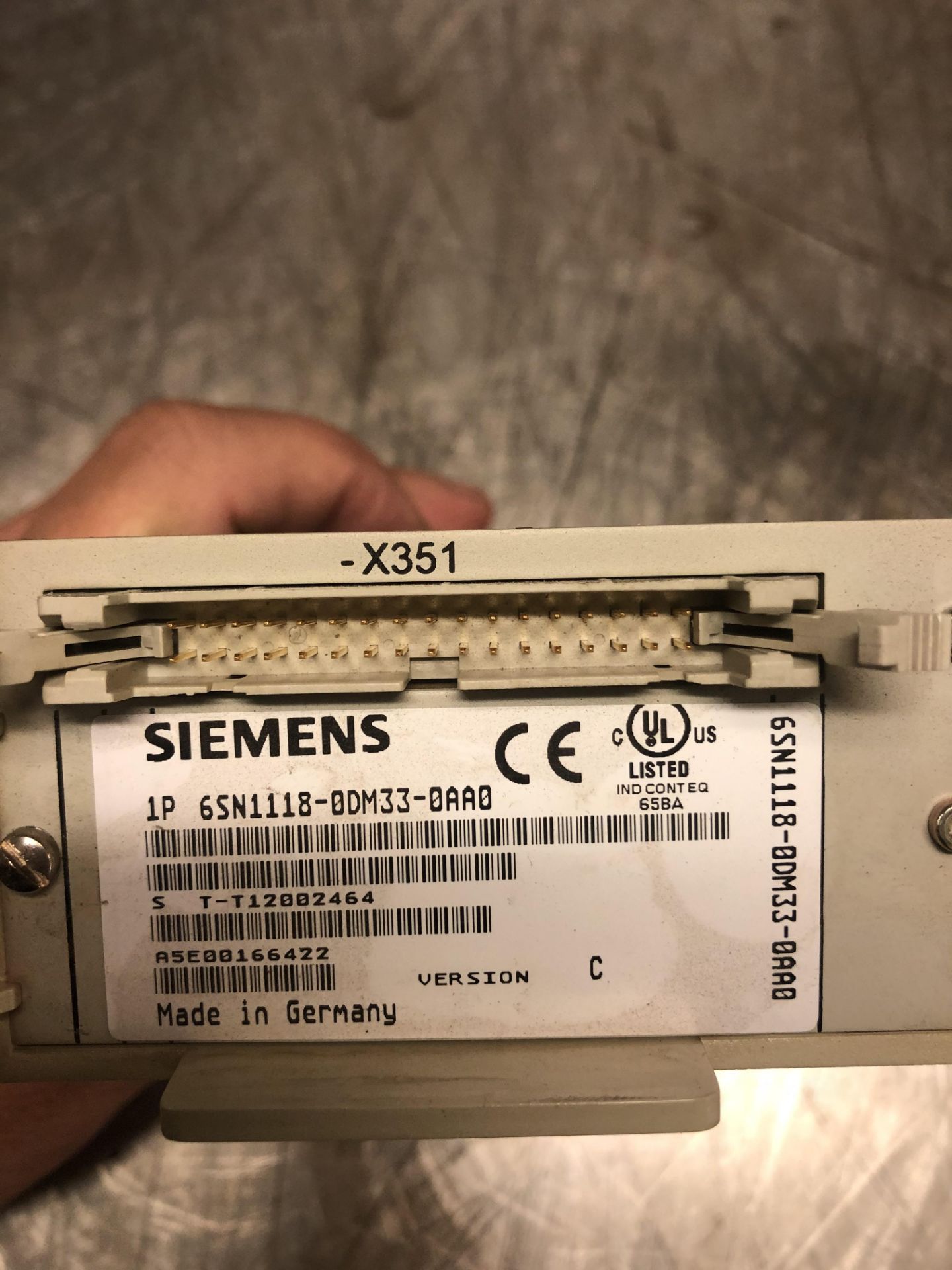 SIEMENS 6SN1118-0DM33-0AA0_VER. C_CIRCUIT BOARD - Image 4 of 4