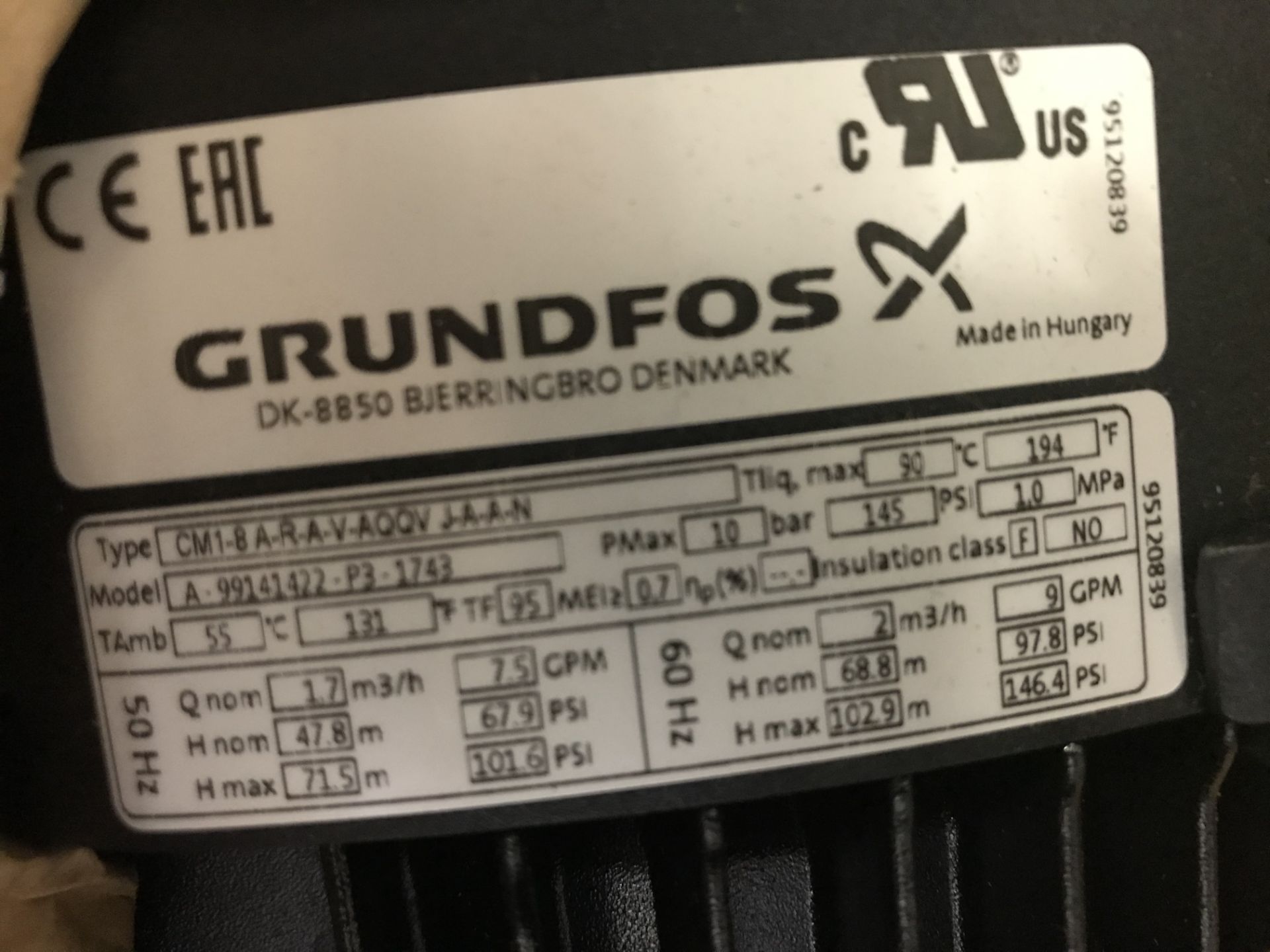 Lot of (3) *NEW* Grundfos Pumps - Image 3 of 6