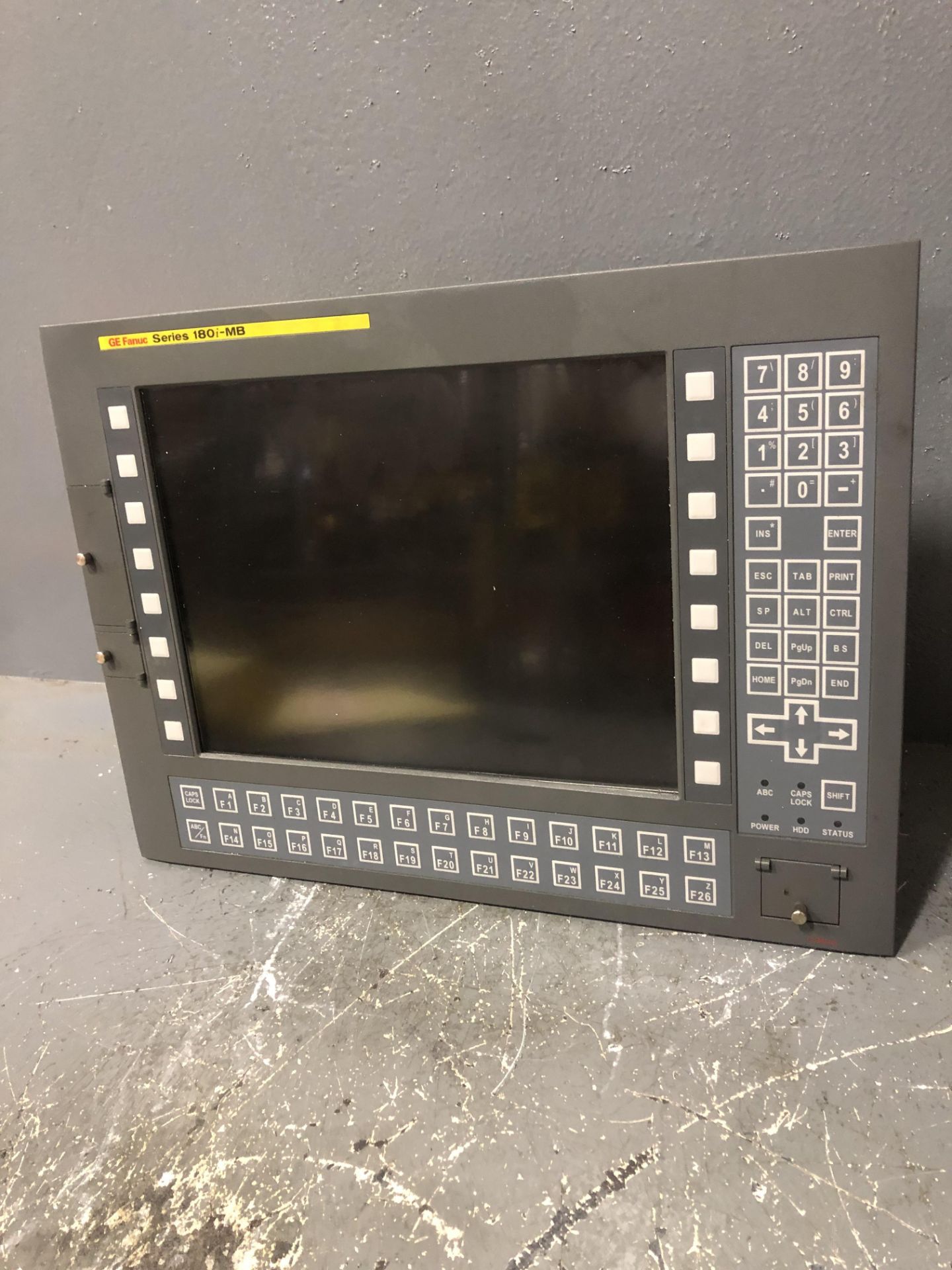 FANUC A13B-0196-B412 PANEL W/ A08B-0084-D432 BASE UNIT & A08B-0084-C120/D HDD UNIT