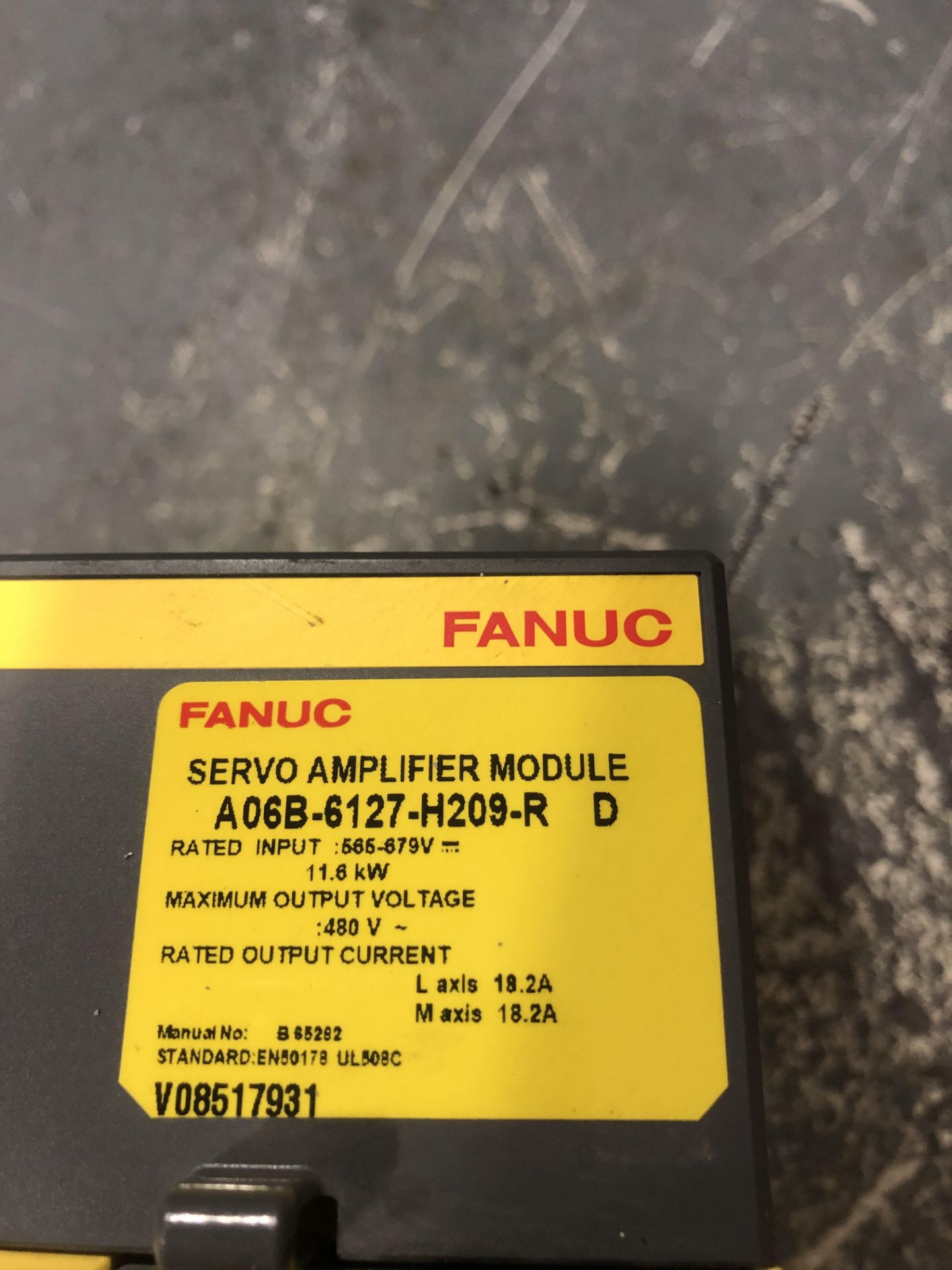 FANUC A06B-6127-H209-R SERVO AMPLIFIER MODULE - Image 4 of 4