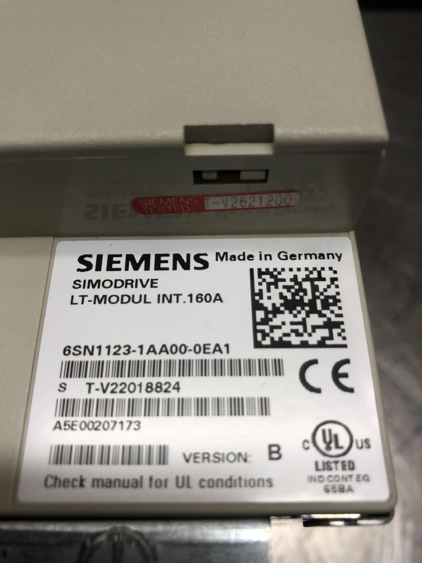 SIEMENS 6SN1123-1AA00-0EA1_SIMODRIVE LT-MODUL INT. 160A - Image 4 of 4