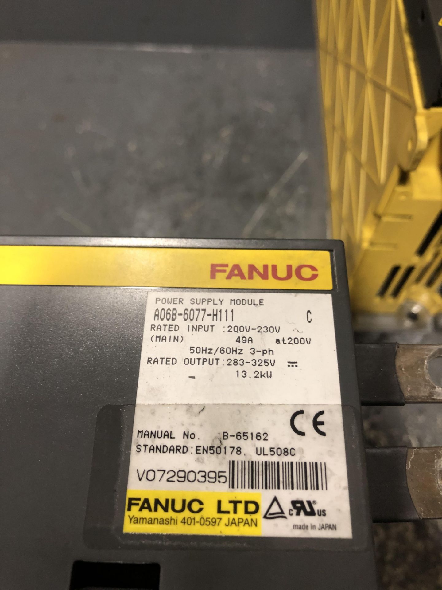 (2) FANUC A06B-6077-H111 POWER SUPPLY MODULES - Image 4 of 4