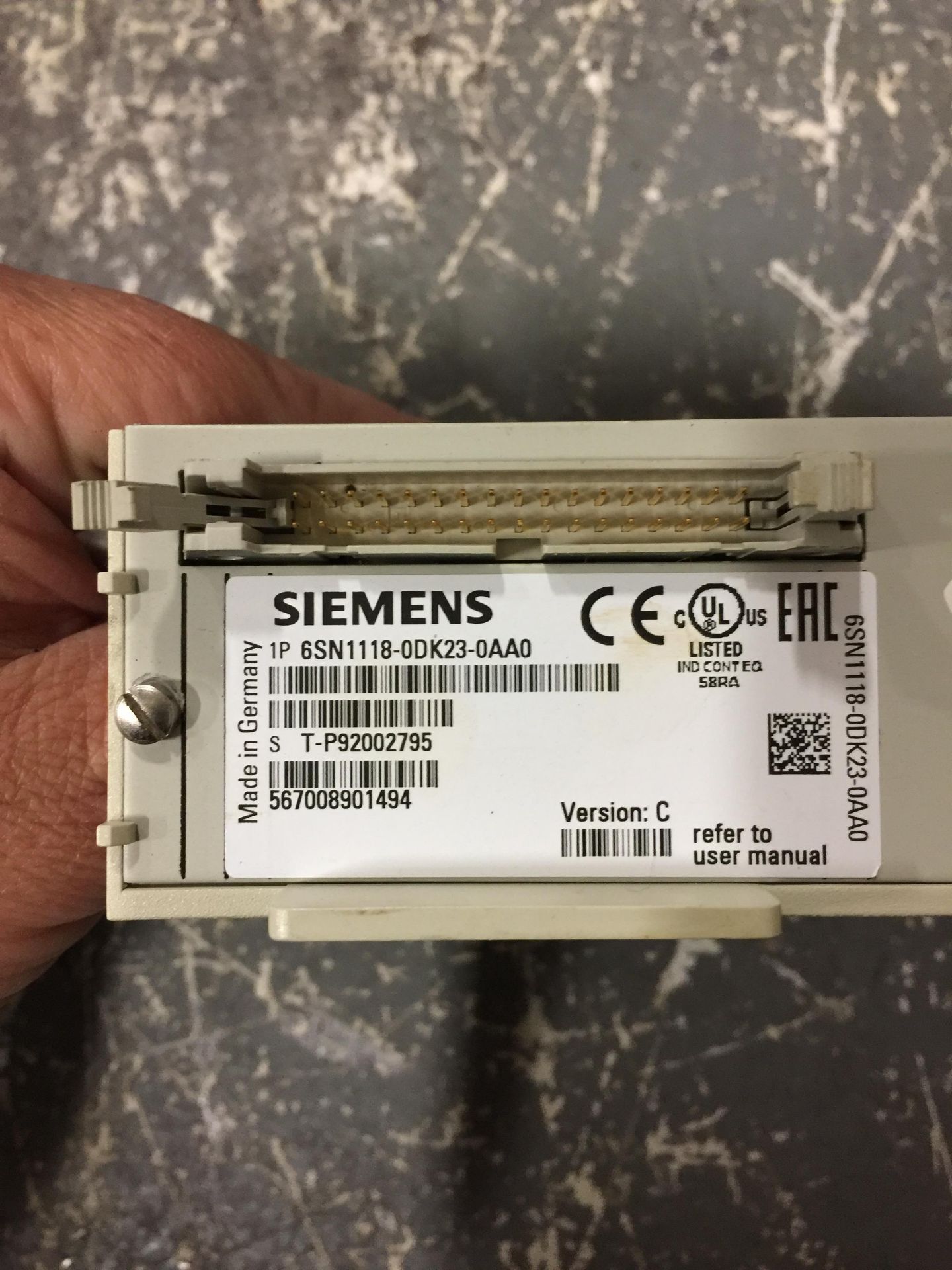 SIEMENS 6SN1118-0DK23-0AA0 CIRCUIT BOARD - Image 4 of 4