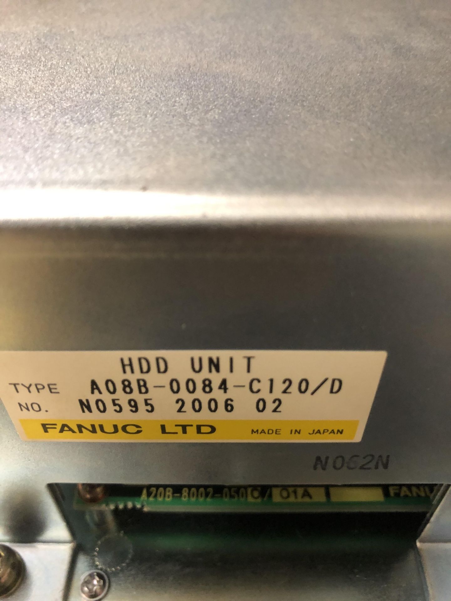 FANUC A13B-0196-B412 PANEL W/ A08B-0084-D432 BASE UNIT & A08B-0084-C120/D HDD UNIT - Image 5 of 6