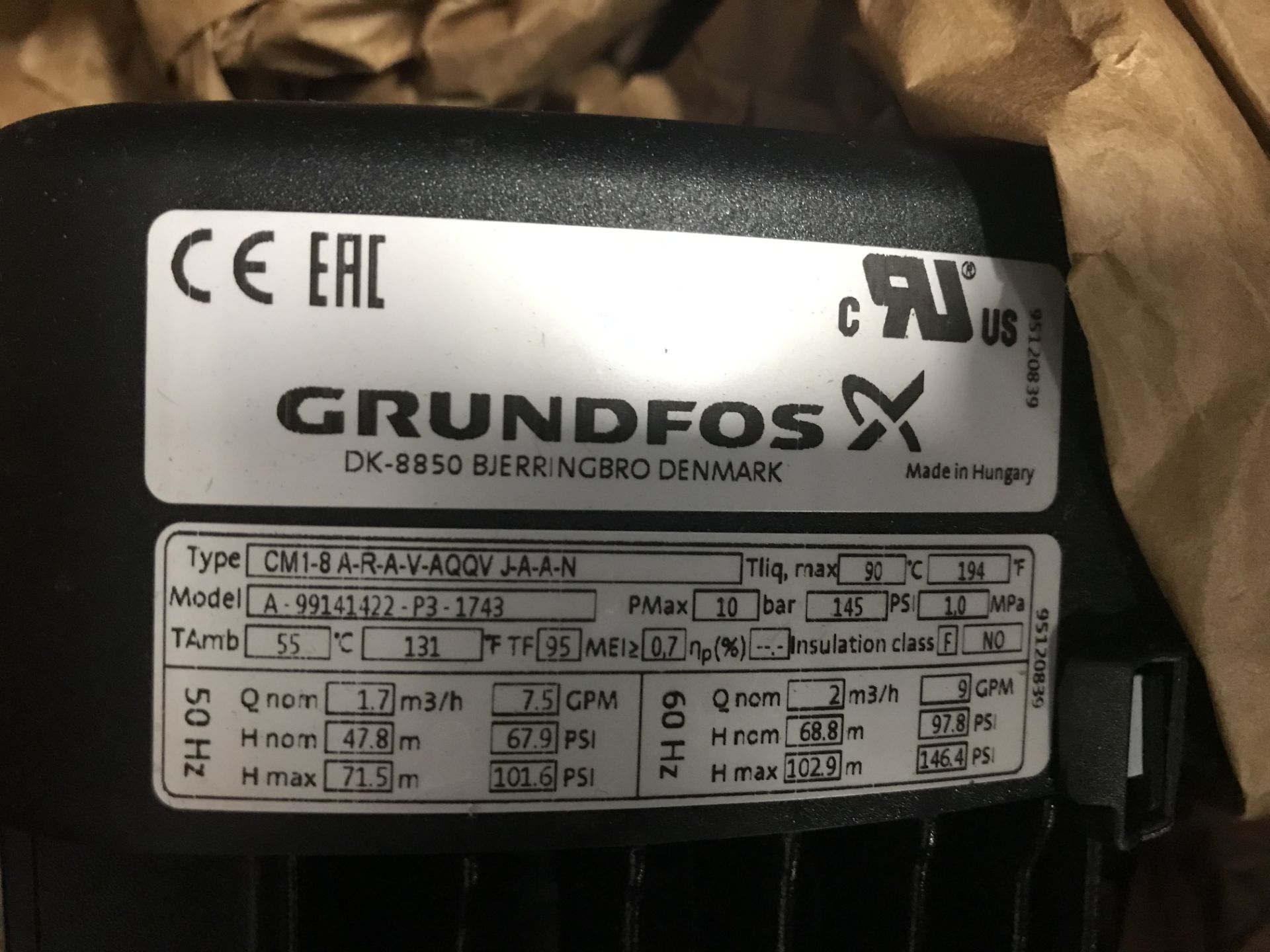 Lot of (3) *NEW* Grundfos Pumps - Image 2 of 6