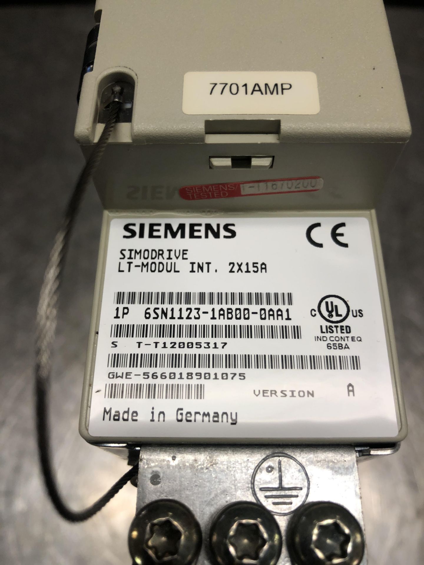 SIEMENS 6SN1123-1AB00-0AA1_LT-MODUL INT. 2X15A - Image 4 of 4