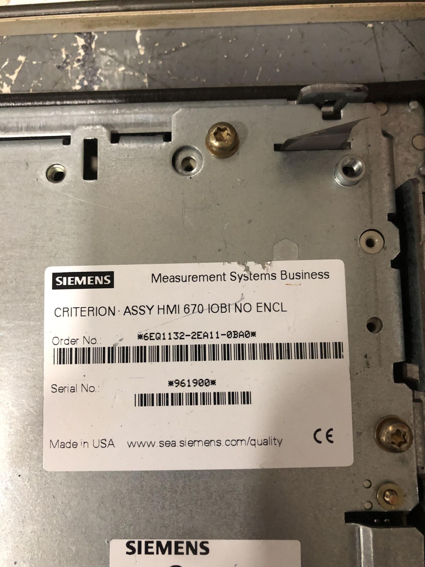 (2) - SIEMENS 6EQ1132-2EA11-0BA0_12" TFT PANEL - Image 4 of 5