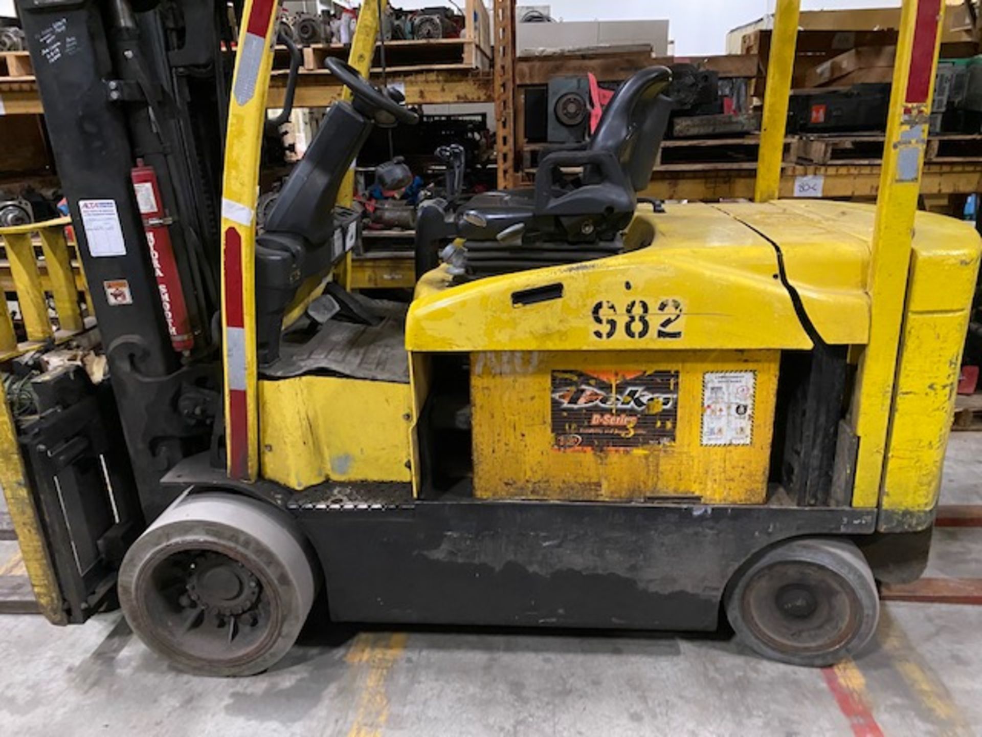 2013 Hyster 12,000 Lb Capacity Electric Forklift Model E120XN - Image 2 of 4