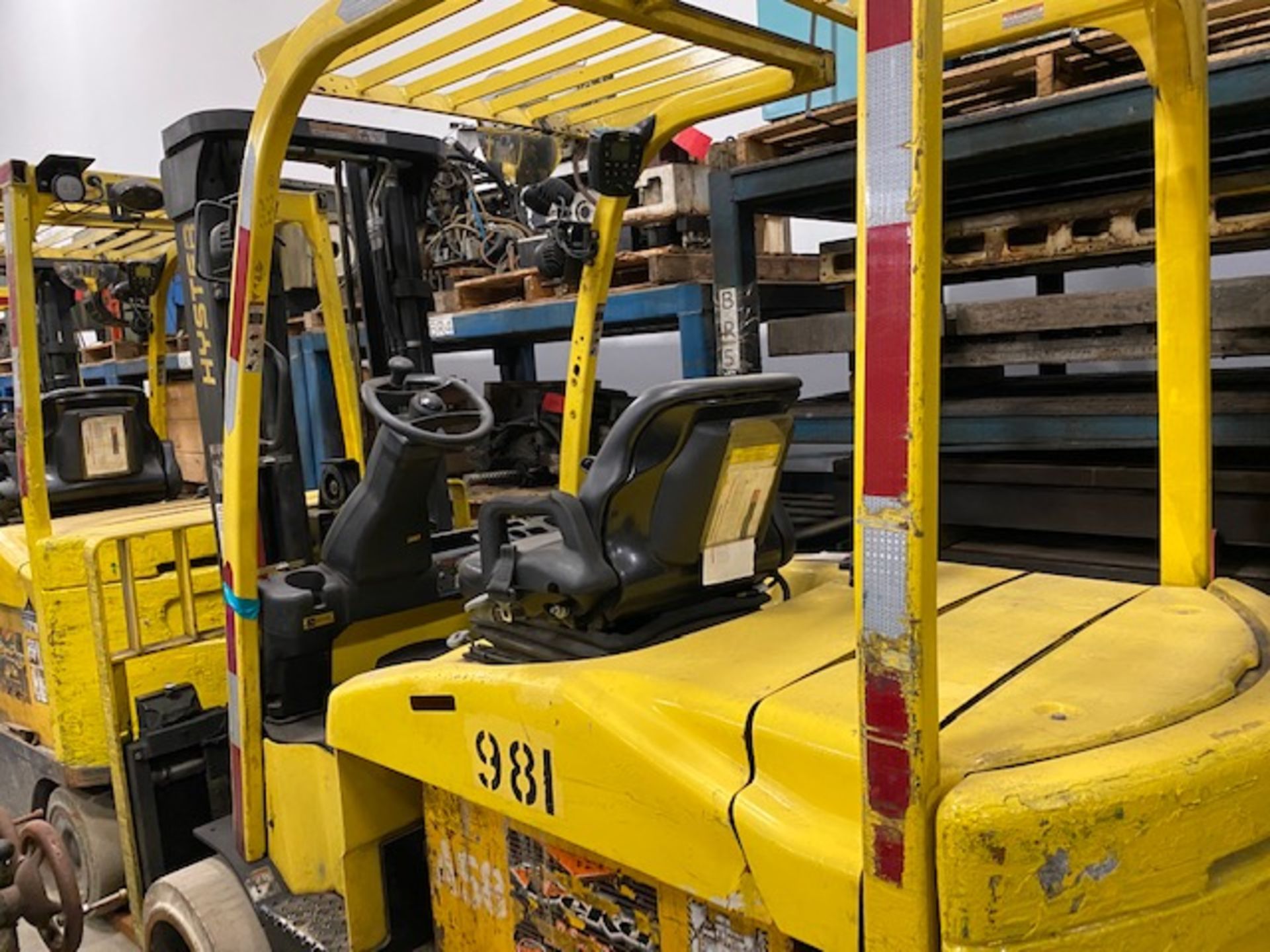 2014 Hyster 10,000 Lb Capacity Electric Forklift Model E100XN - Image 2 of 3